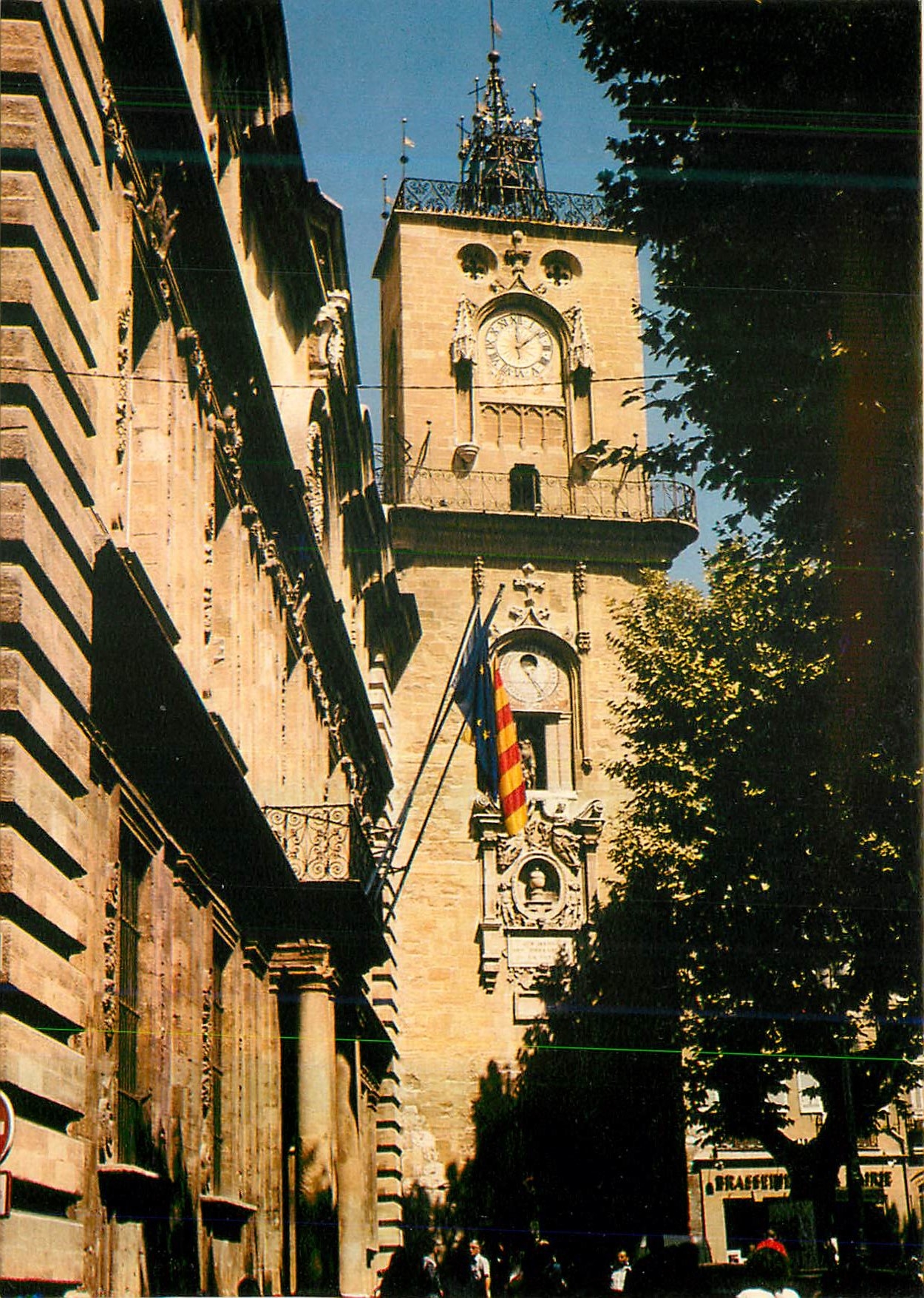 Aix-en-Provence — Place de l'Hôtel de Ville — tour de l'Horloge (1510) — cap theojac n°130239