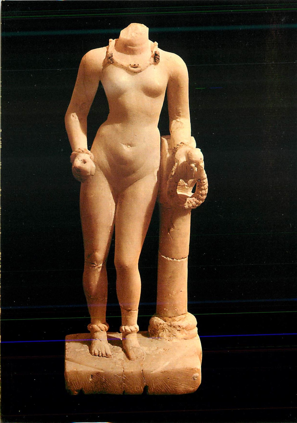 CPM Iraq Museum Marble Statue of Nude Woman From Hatra