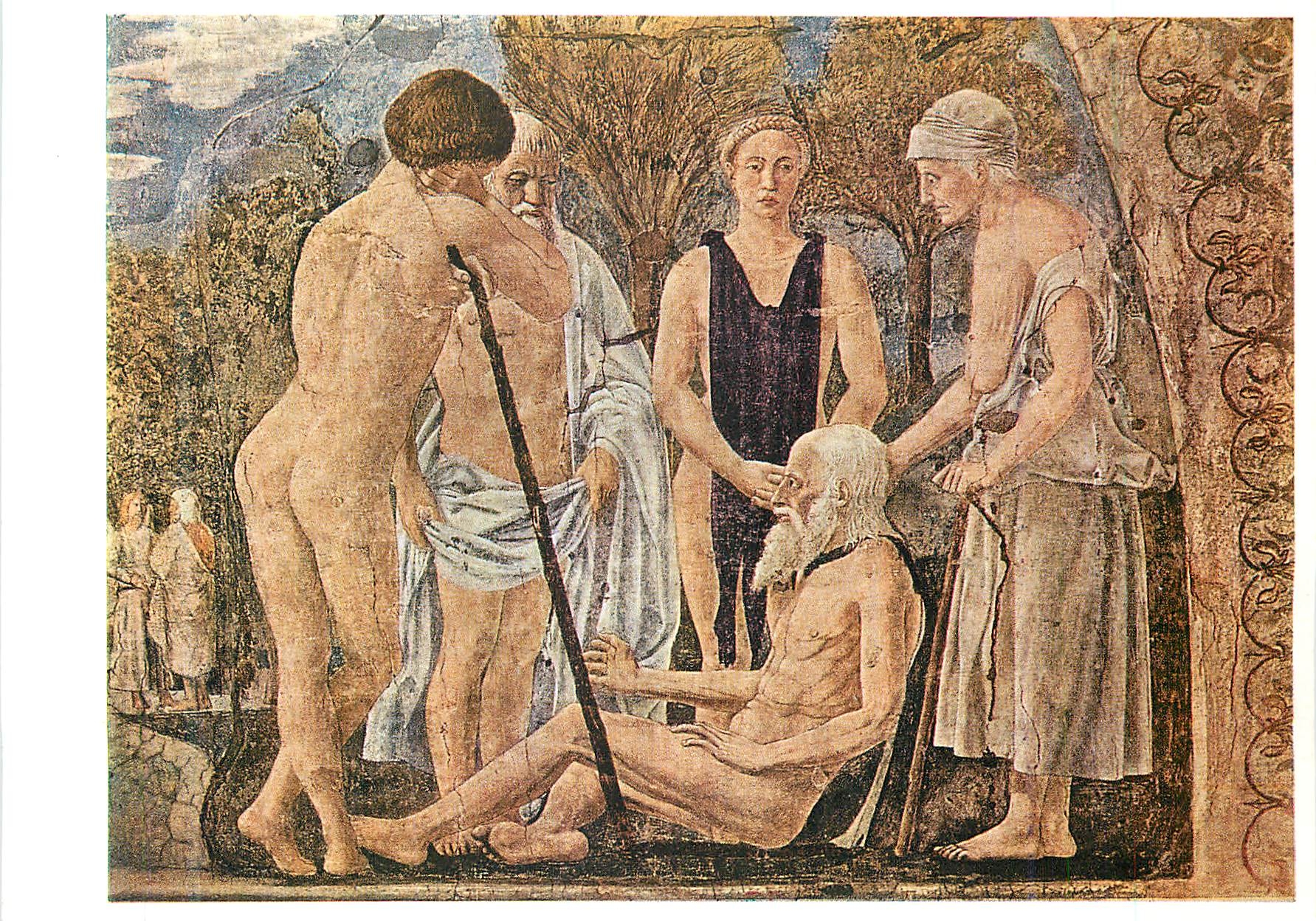 CPM Arezzo San Francesco Piero Della Francesca la Morte di Adamo