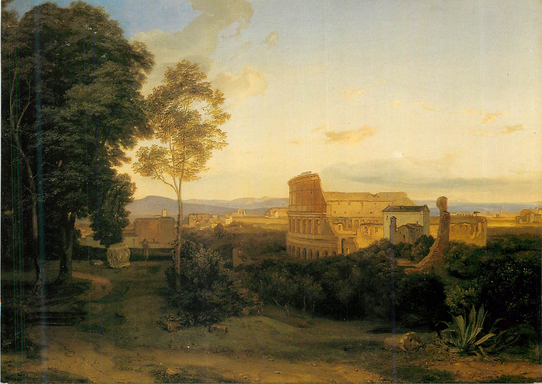 CPM Museum Folkwang Essen Das Colosseum in Rom 1828 Leinwand