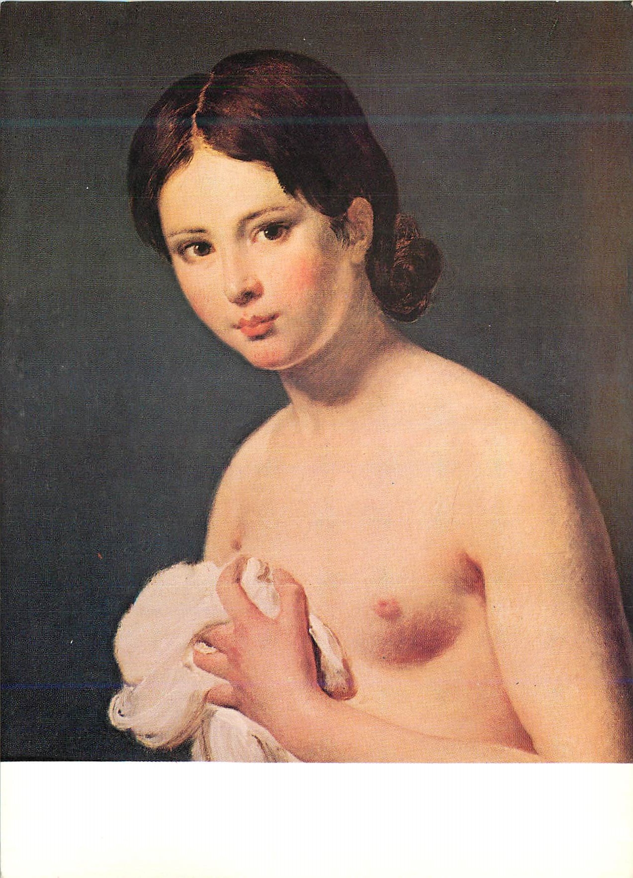 CPM Musee Saint Denis Reims Jeune Fille