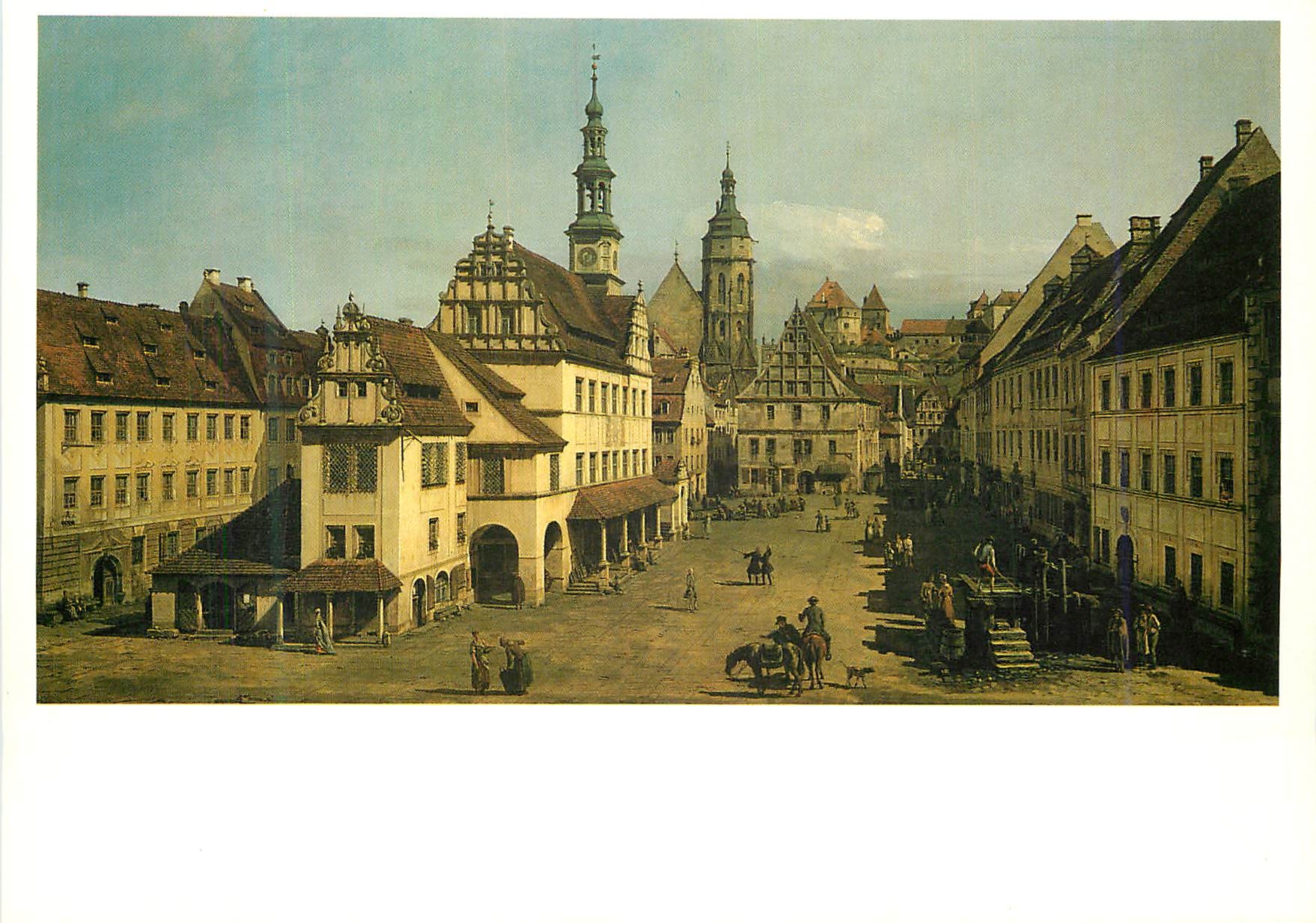CPM Bernardo Bellotto Marktplatz zu Pirna Staatliche Kunstsammlungen Dresden