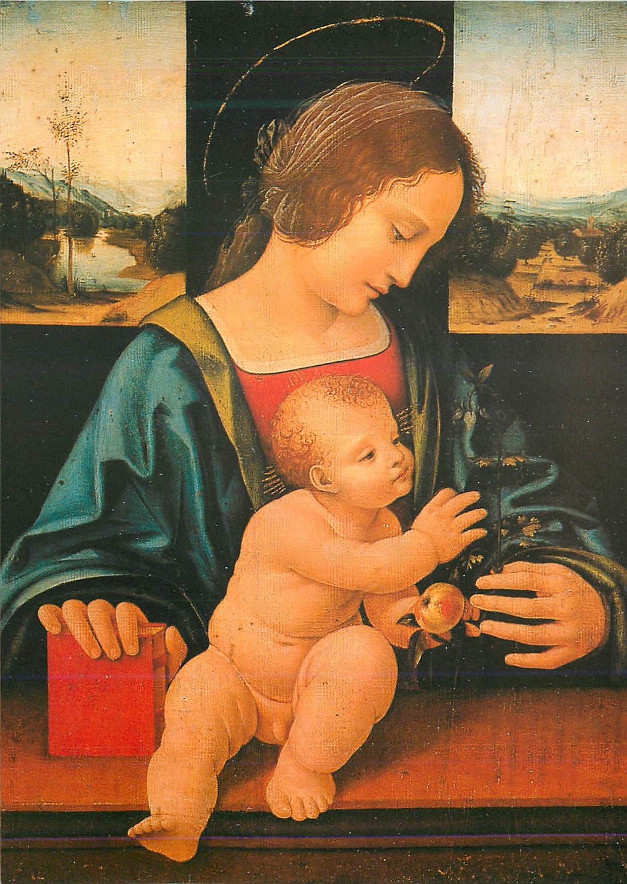 CPM The National Gallery London Follower of Giovanni la Vierge avec l'Enfant