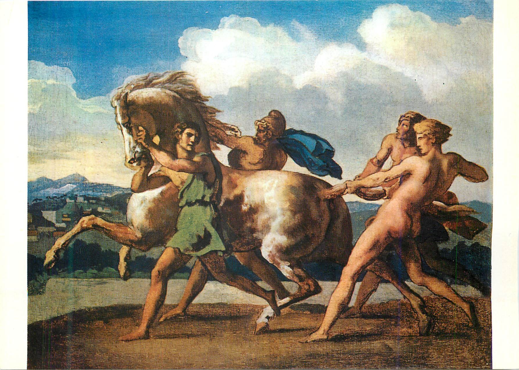CPM Rouen Musee des Beaux Arts Th Gericault (1791 1824) Cheval Arrete par des Esclaves