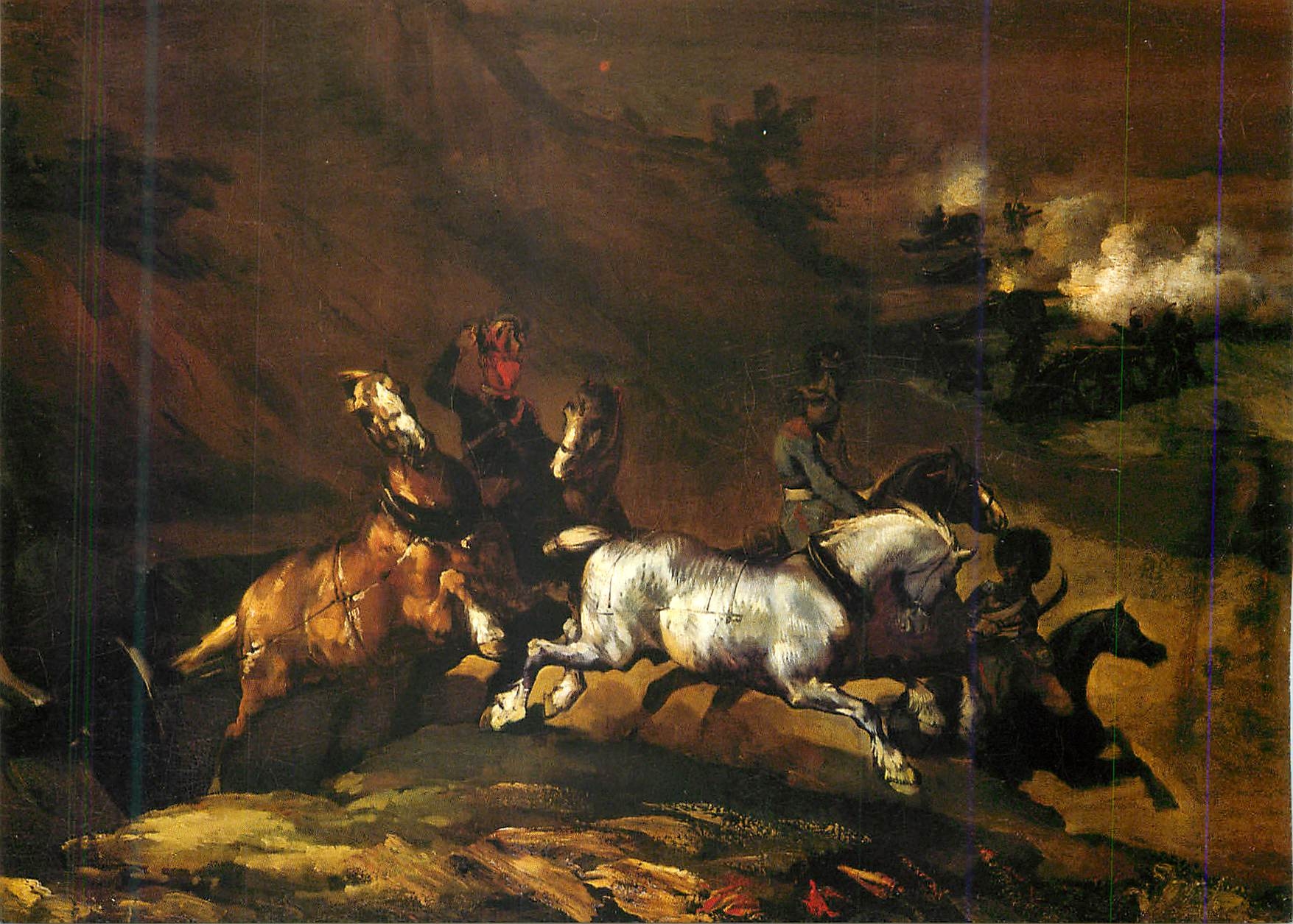 CPM Theodore Gericault (1791 1824) Auffahrende Artillerie Munchen