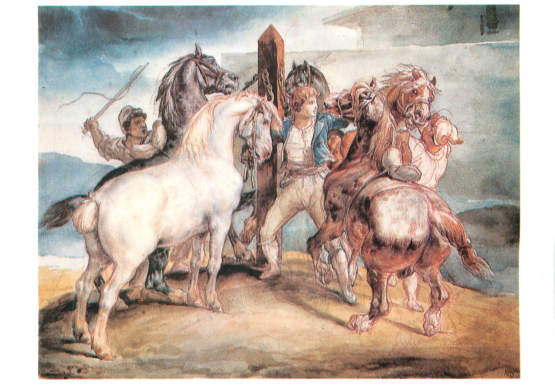 CPM Louvre Gericault 1791 1824 le Marche aux Chevaux