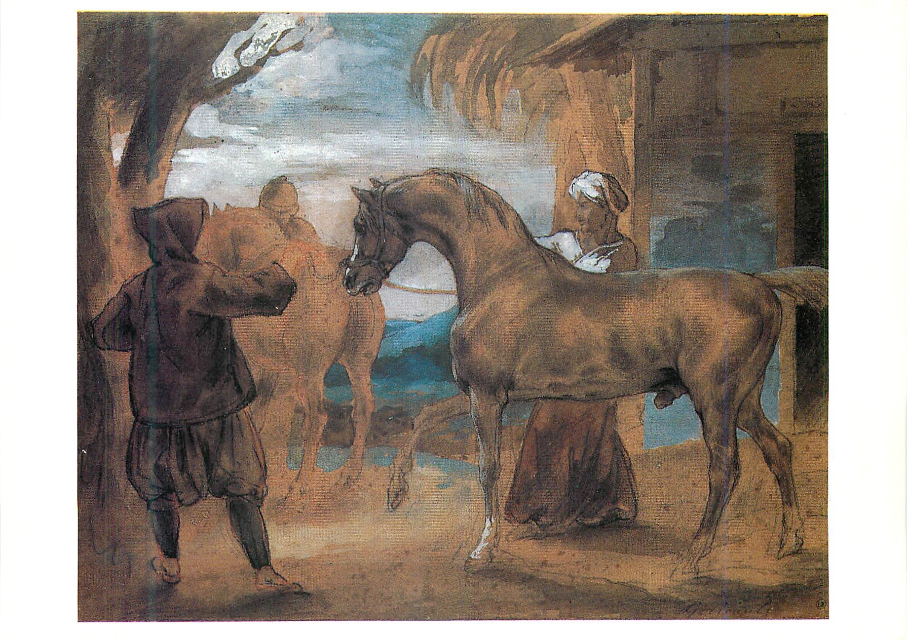 CPM Musee du Louvre Pavillon de Flore Theodore Gericault (1794 1824)