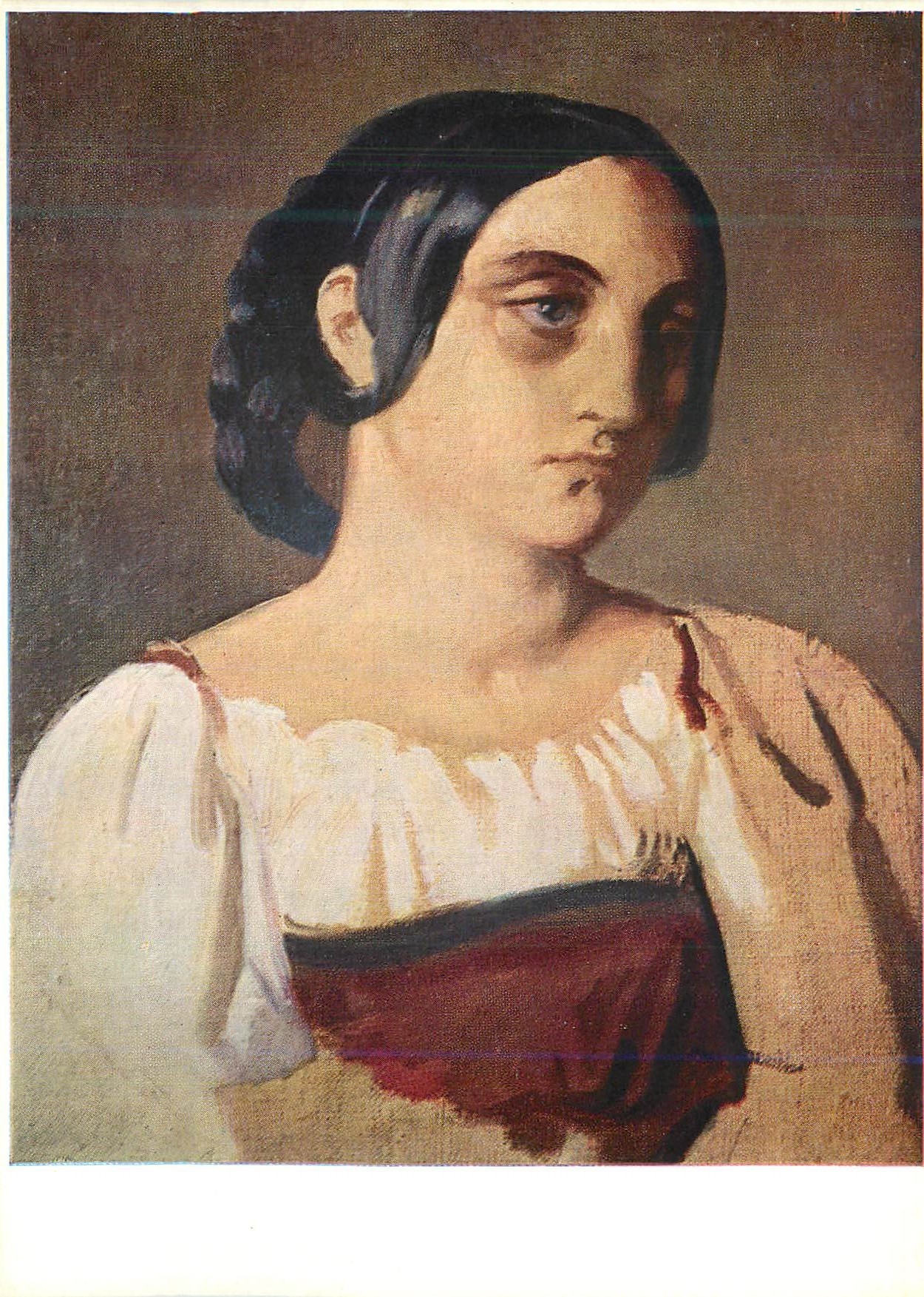 CPM Gent Museum Voor Schone Kunsten Theodore Chasseriau 1819 1856 Jeune Italienne