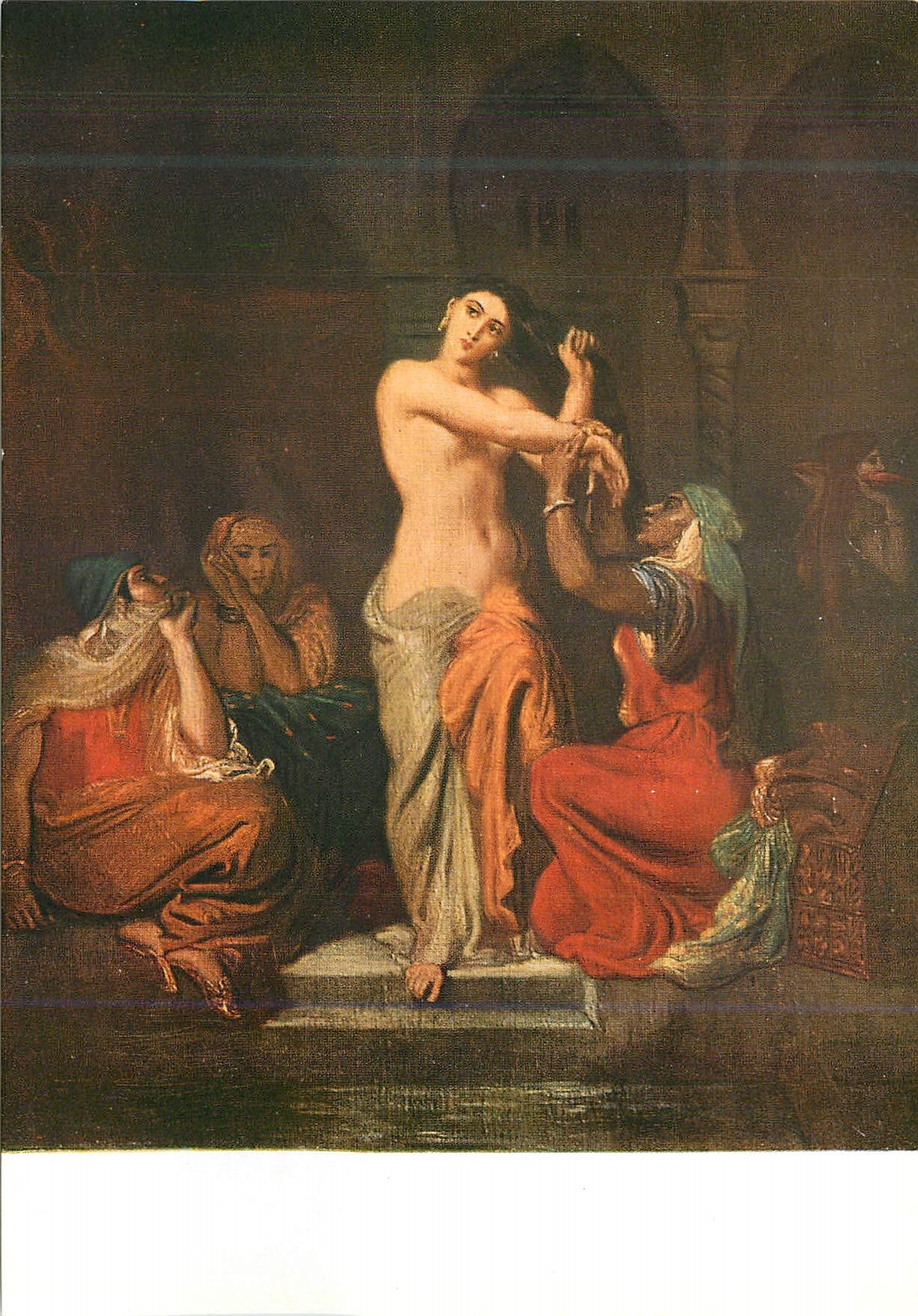 CPM Musee des Beaux Arts Strasbourg Theodore Chasseriau 1819 1856 Interieur de Harem