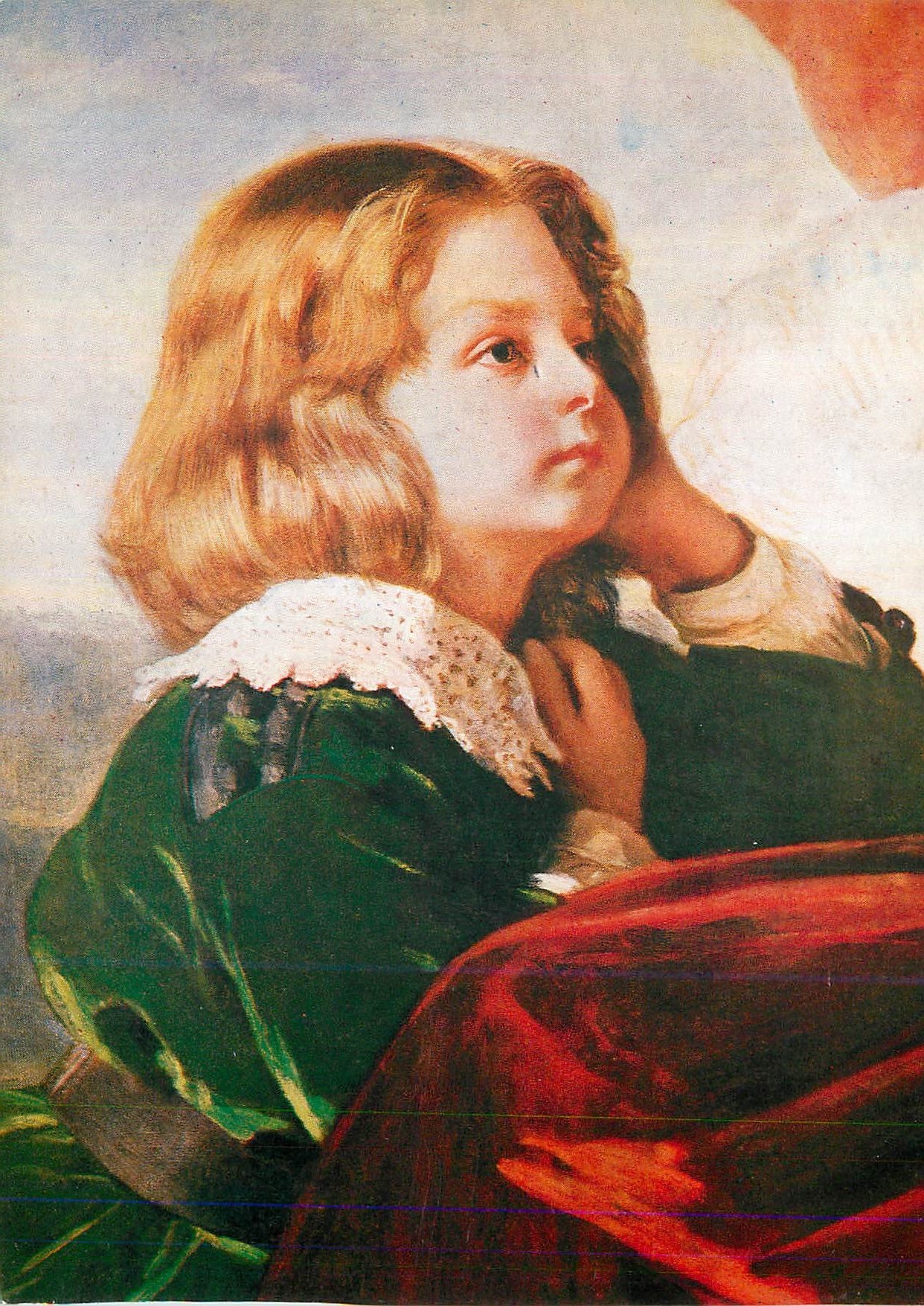 Portrait d'enfant — détail — Franz Xaver WINTERHALTER (1806-1873)