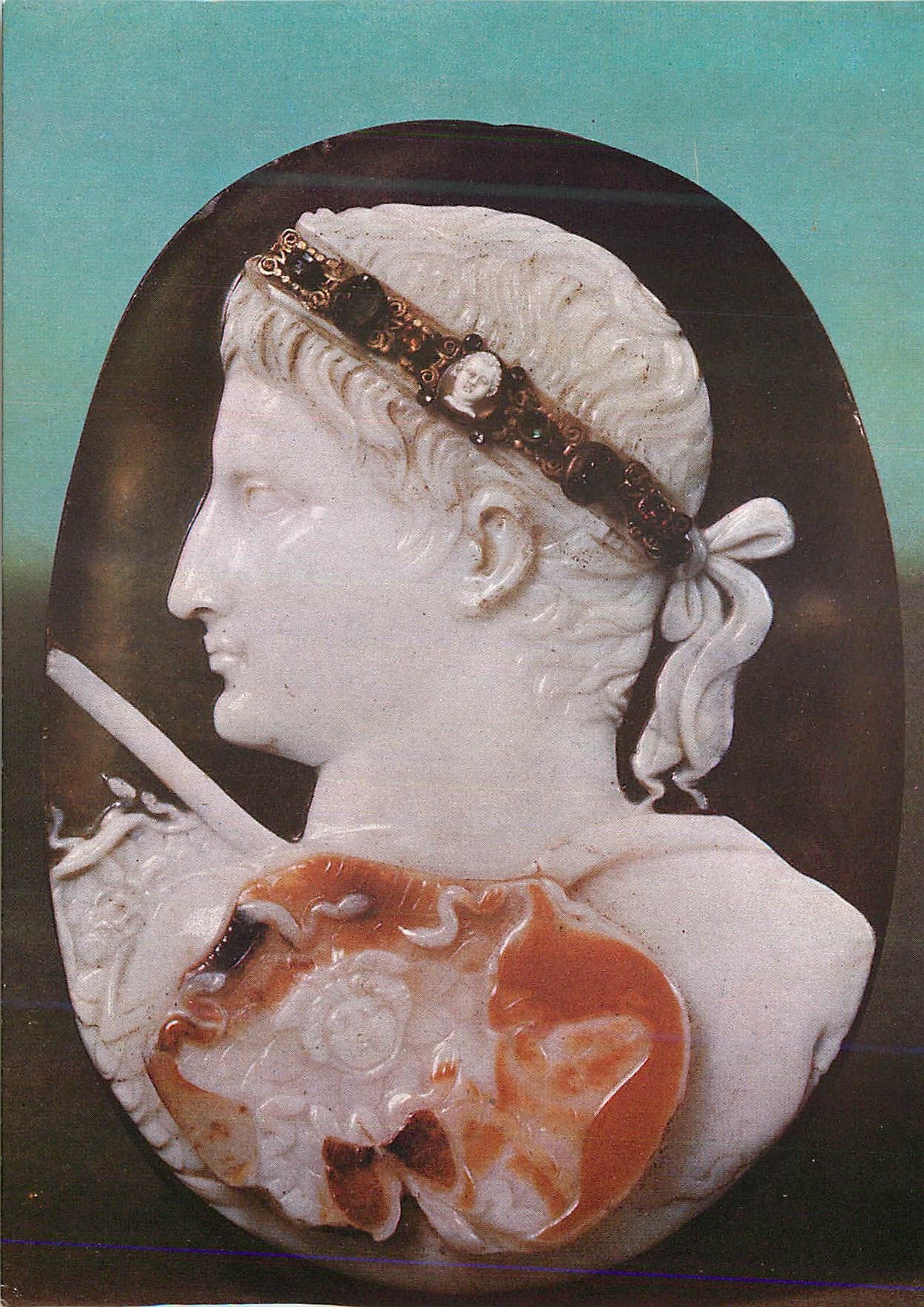CPM The British Museum the Emperor Augustus Roman Sardonyx Cameo