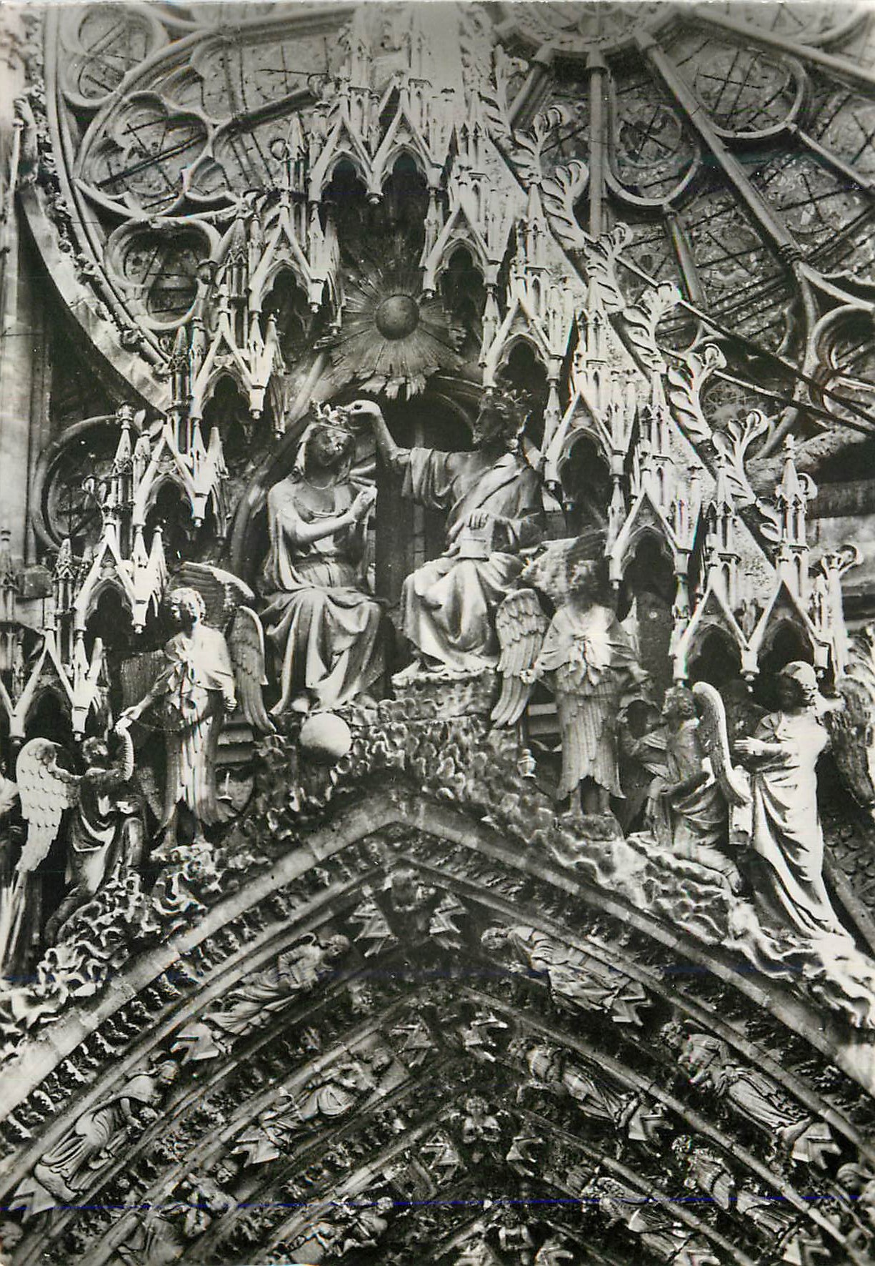 CPM Reims (Marne) Cathedrale Notre Dame (XIIIe s) Facade Occidentale