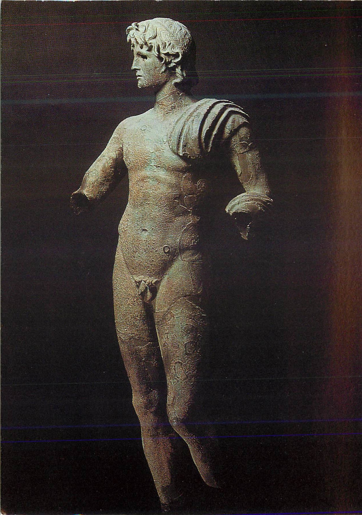CPM Paris Musee du Louvre Departement des Antiquites Grecques et Romaines Ephebe