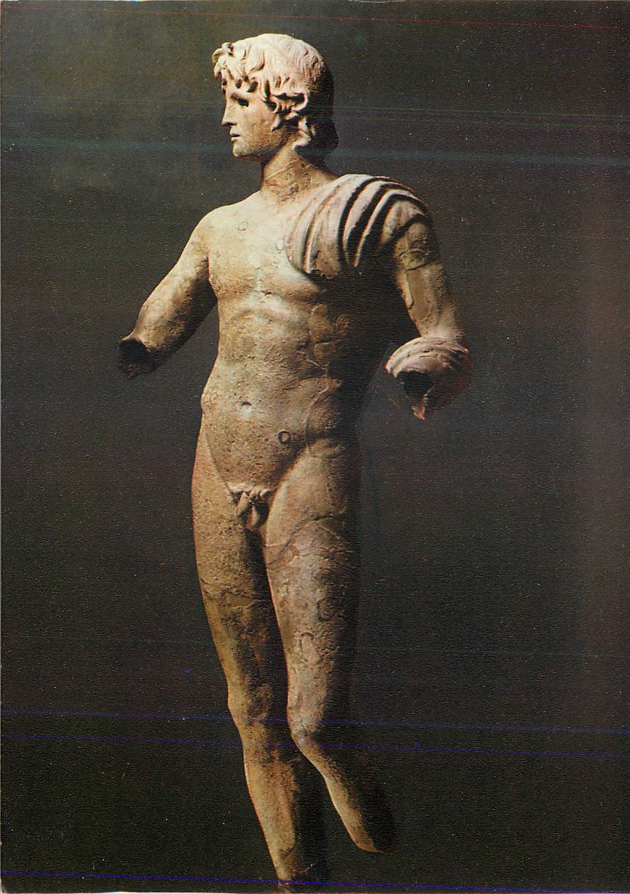 CPM Paris Musee du Louvre Departement des Antiquites Grecques et Romaines Ephebe trouve a Agde Herault