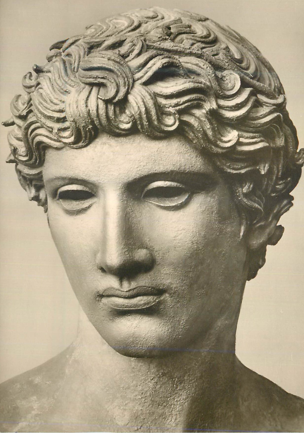CPM Die Meister Paris Louvre Kopf des Merkur