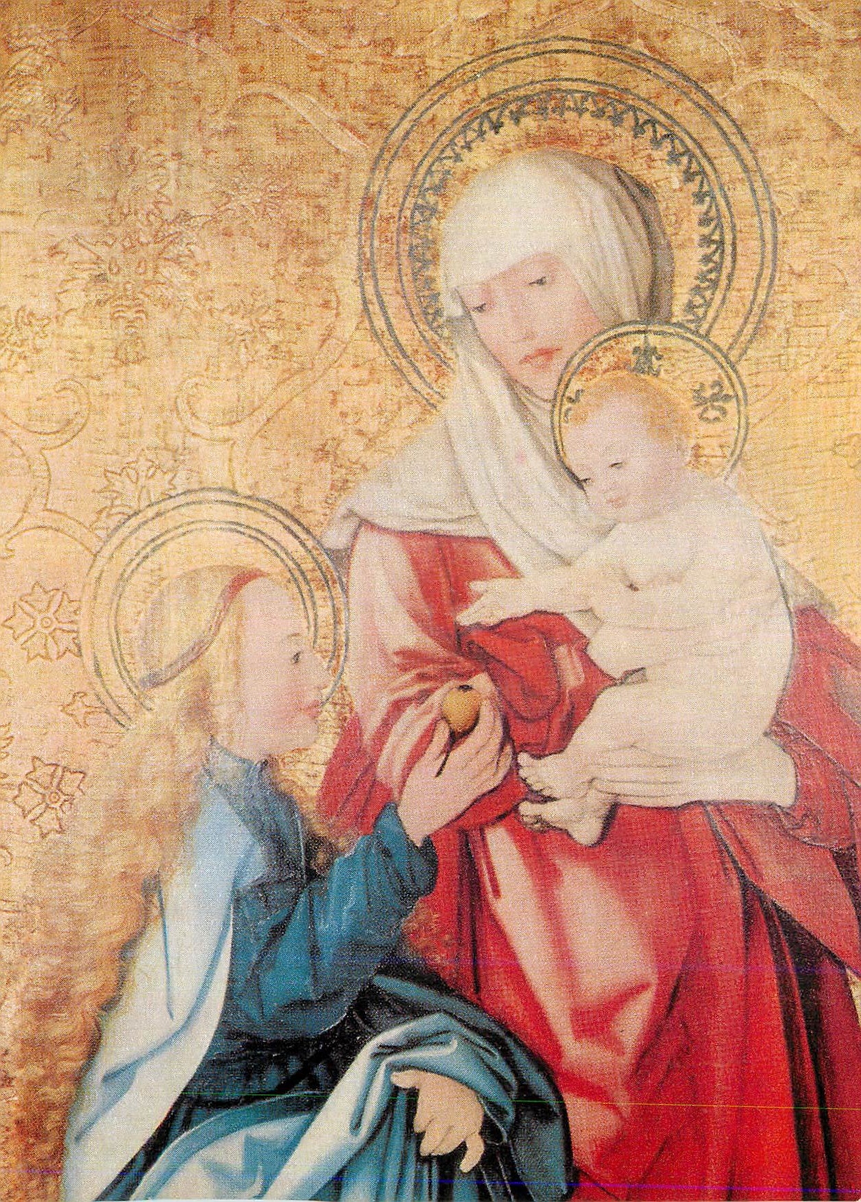 CPM Museum Ulm Donau Martin Schaffner (1480 1541) La Saint Anne avec la Vierge Marie et l'Enfant