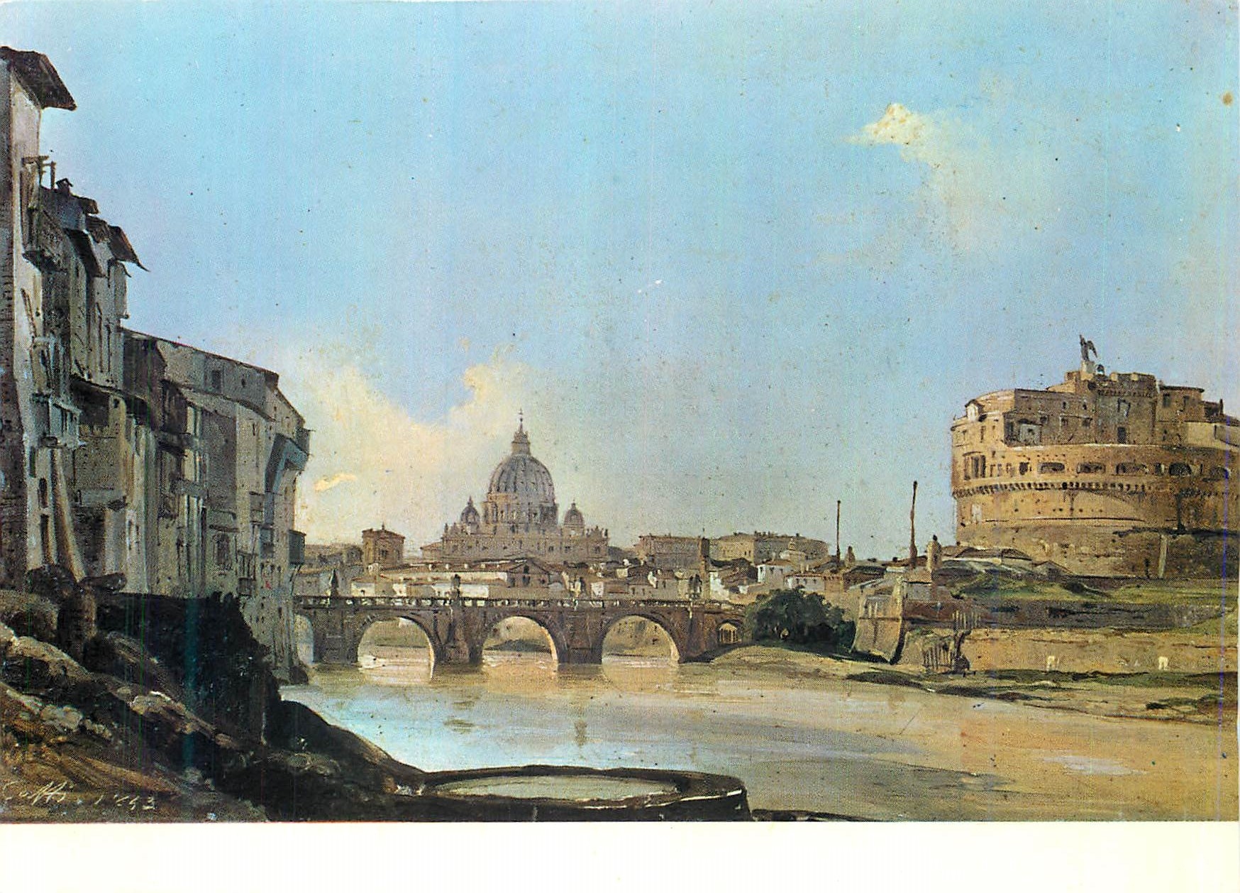 CPM Ippolito Caffi (Belluno 1809 Lissa 1866) Venezia Museo d'Arte Moderna Ca Pezaro
