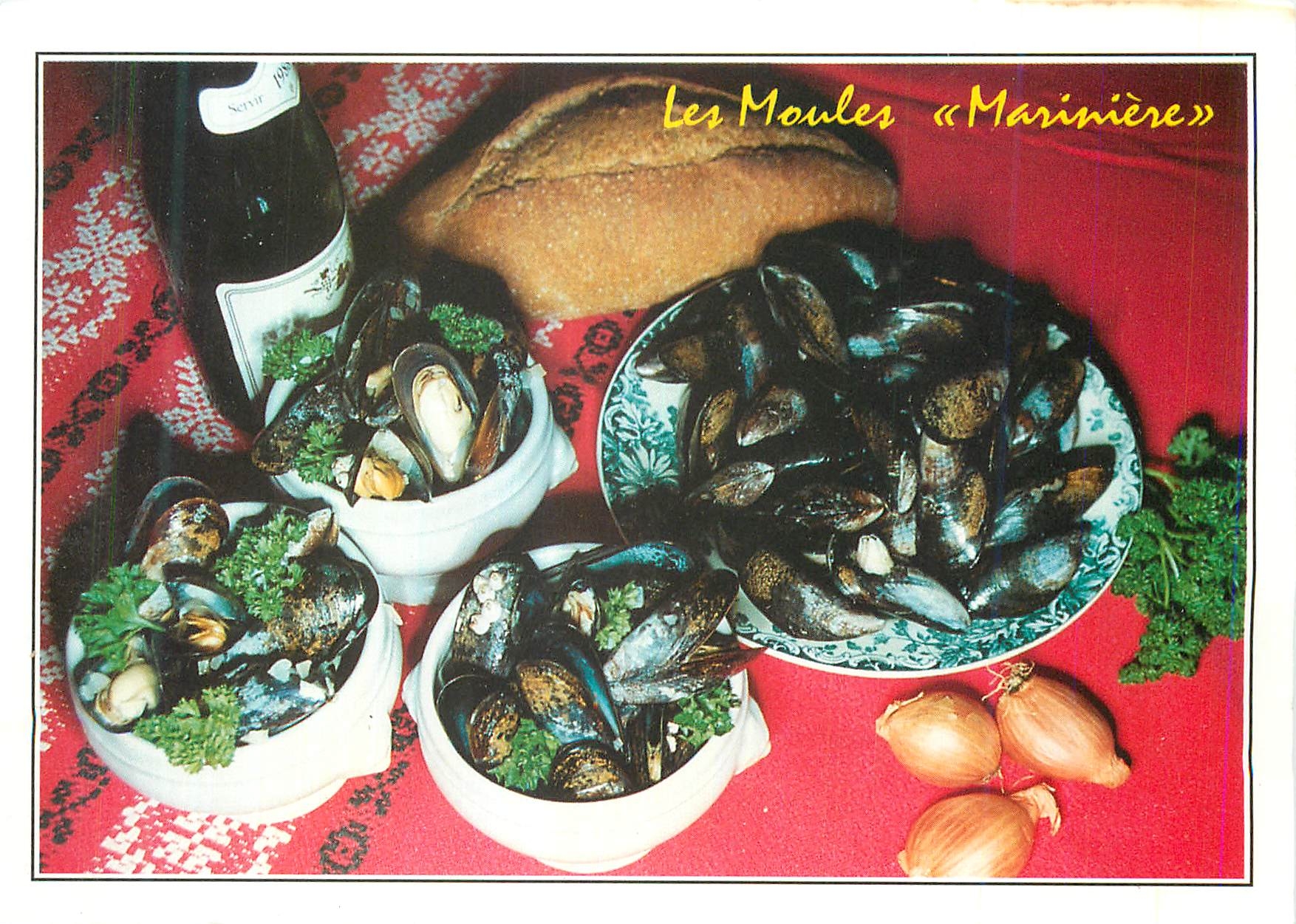CPM Les Moules Mariniere Les Bonnes Recettes de Chez nous