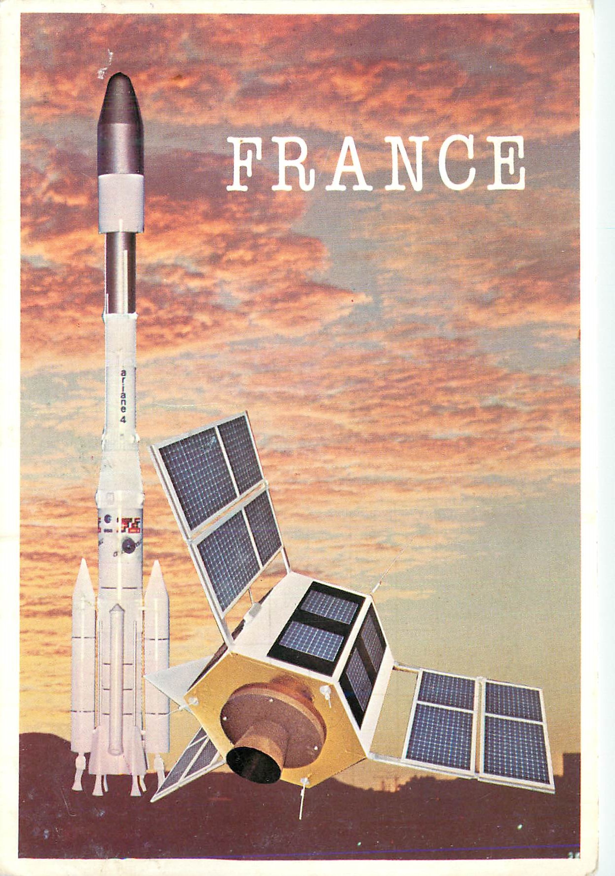 CPM Satellite Amateur Francais et son Lanceur Ariane Avec l'Autorisation du CNES et du Race
