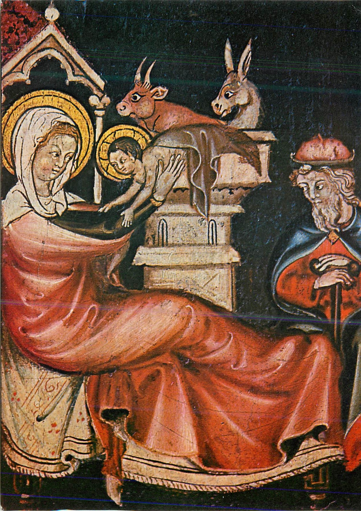 CPM Louvre Paris Geburt Christi Rheinische Schule um 1340