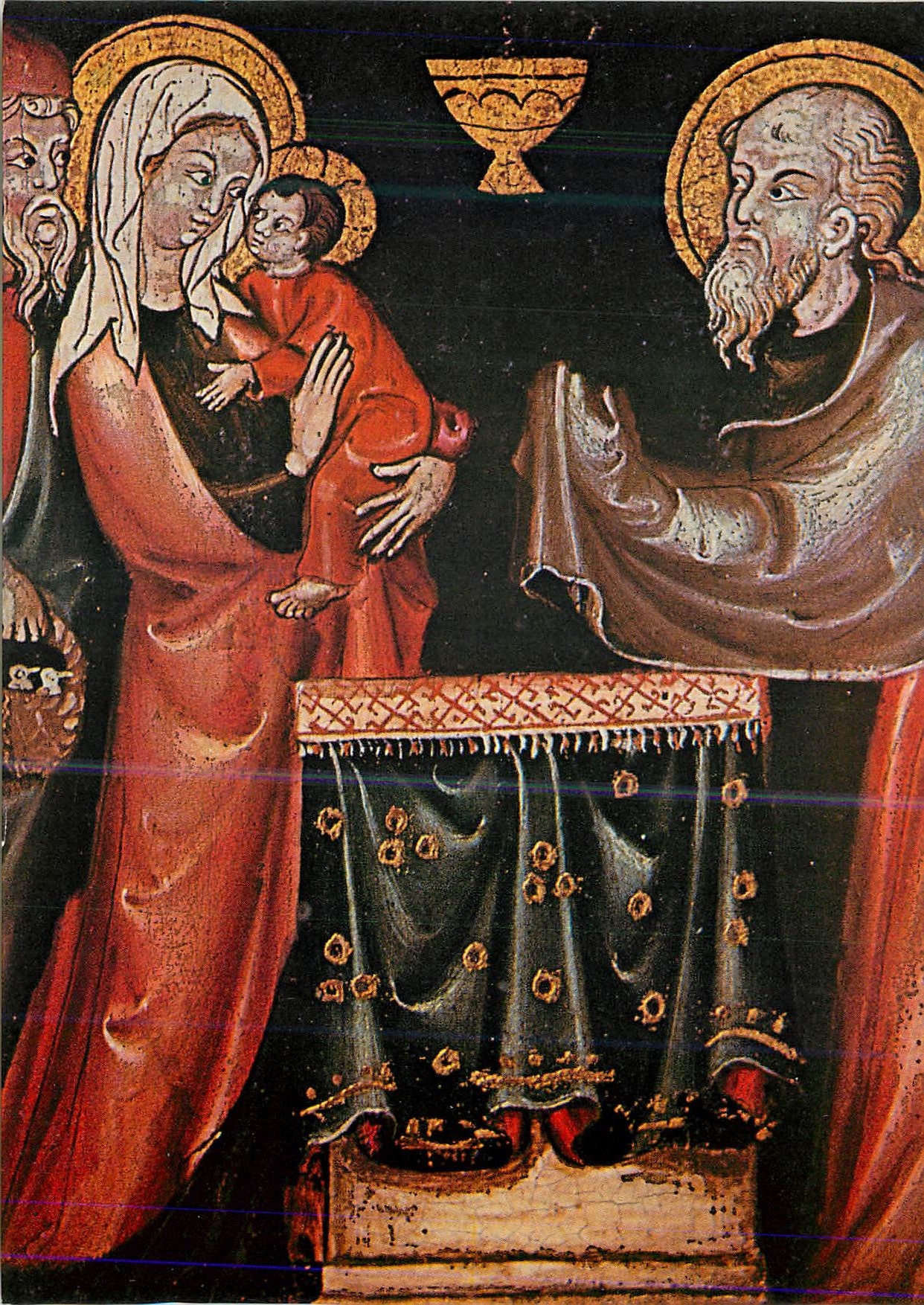 CPM Louvre Paris Darstellung im Tempel Rheinische Schule um 1340