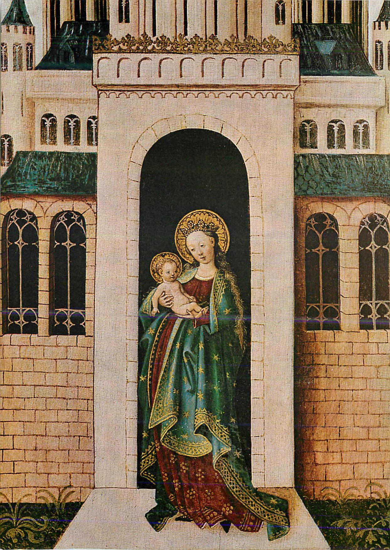 CPM Wallraf Richartz Museum Koln Niederrheinischer Meister um 1460 Maria als Porta Coeli