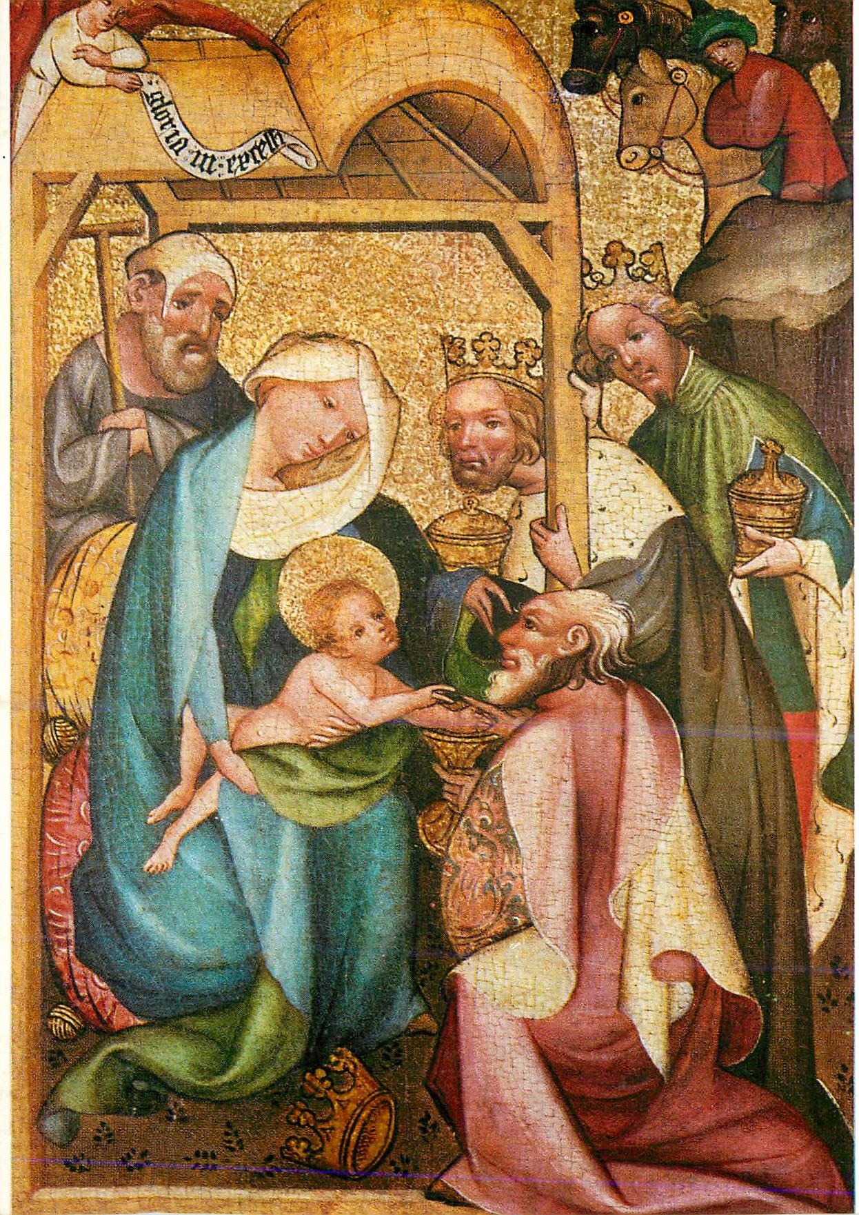 CPM Wallraf Richartz Museum Koln Mitteldeutscher Meister Angerung der Drei Konige