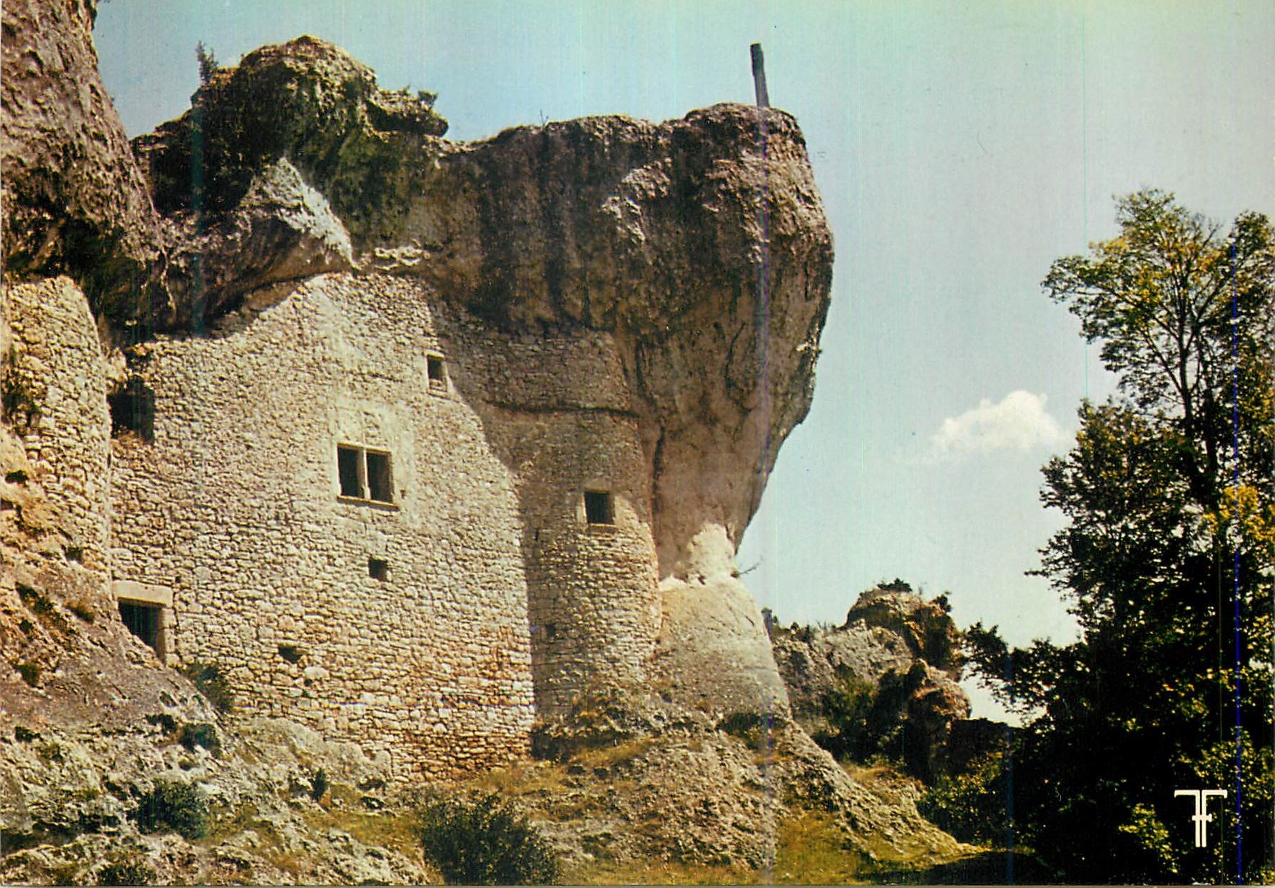 CPM Causse du Larzac Maison Troglodyte des Baumes pres de Saint Martin du Lorzac