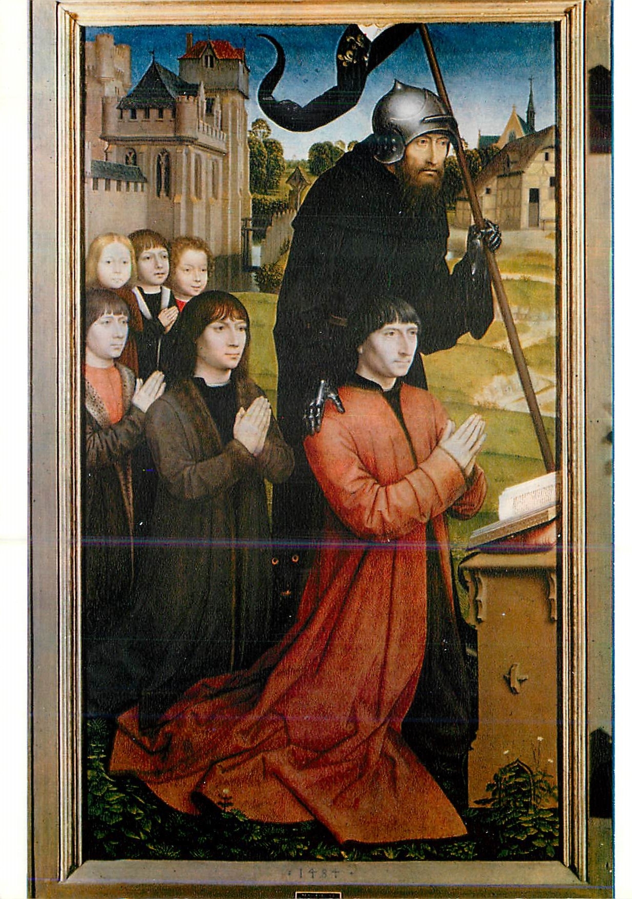 CPM Hans Memling Tryptique Moreel Volet Gauche Guillaume Moreel
