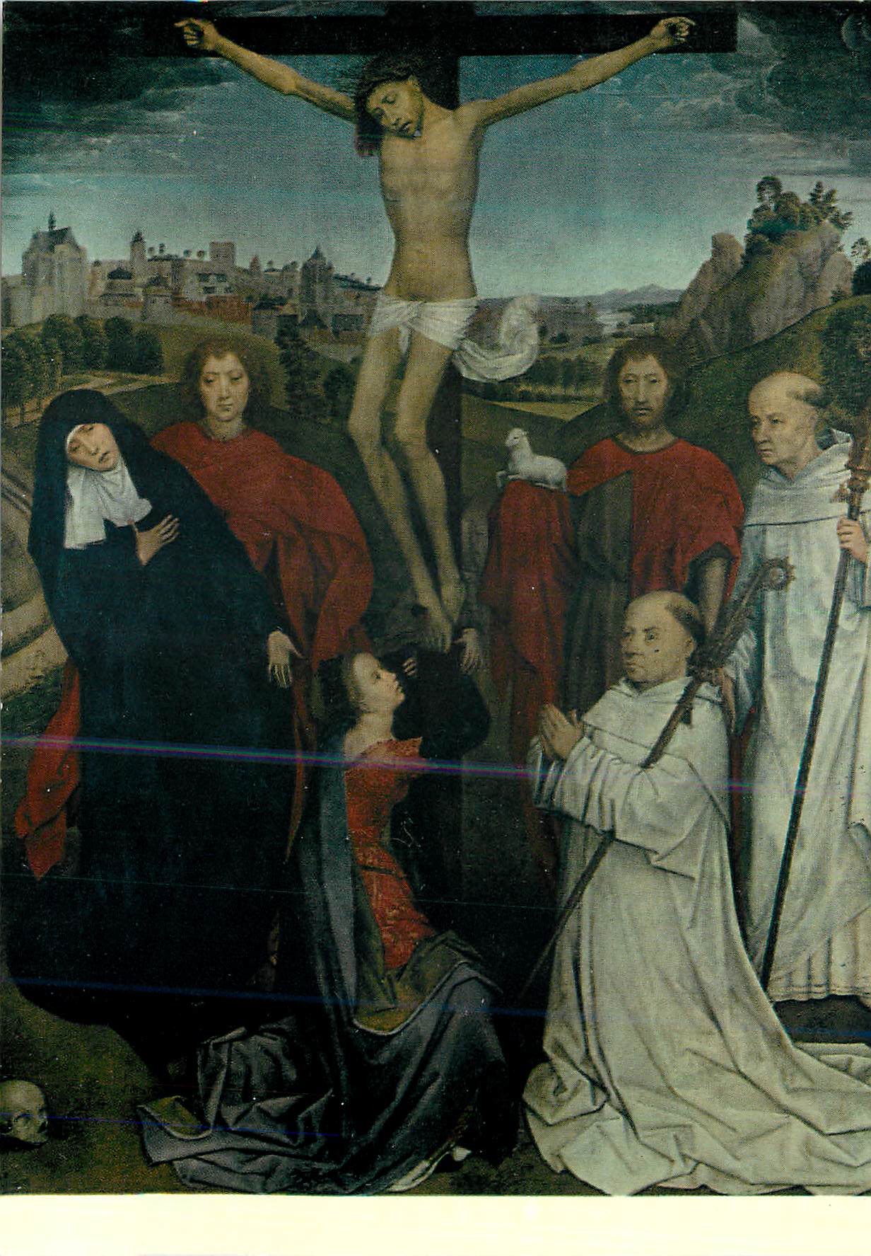 CPM Vincenza Hans Memling le Calvaire 