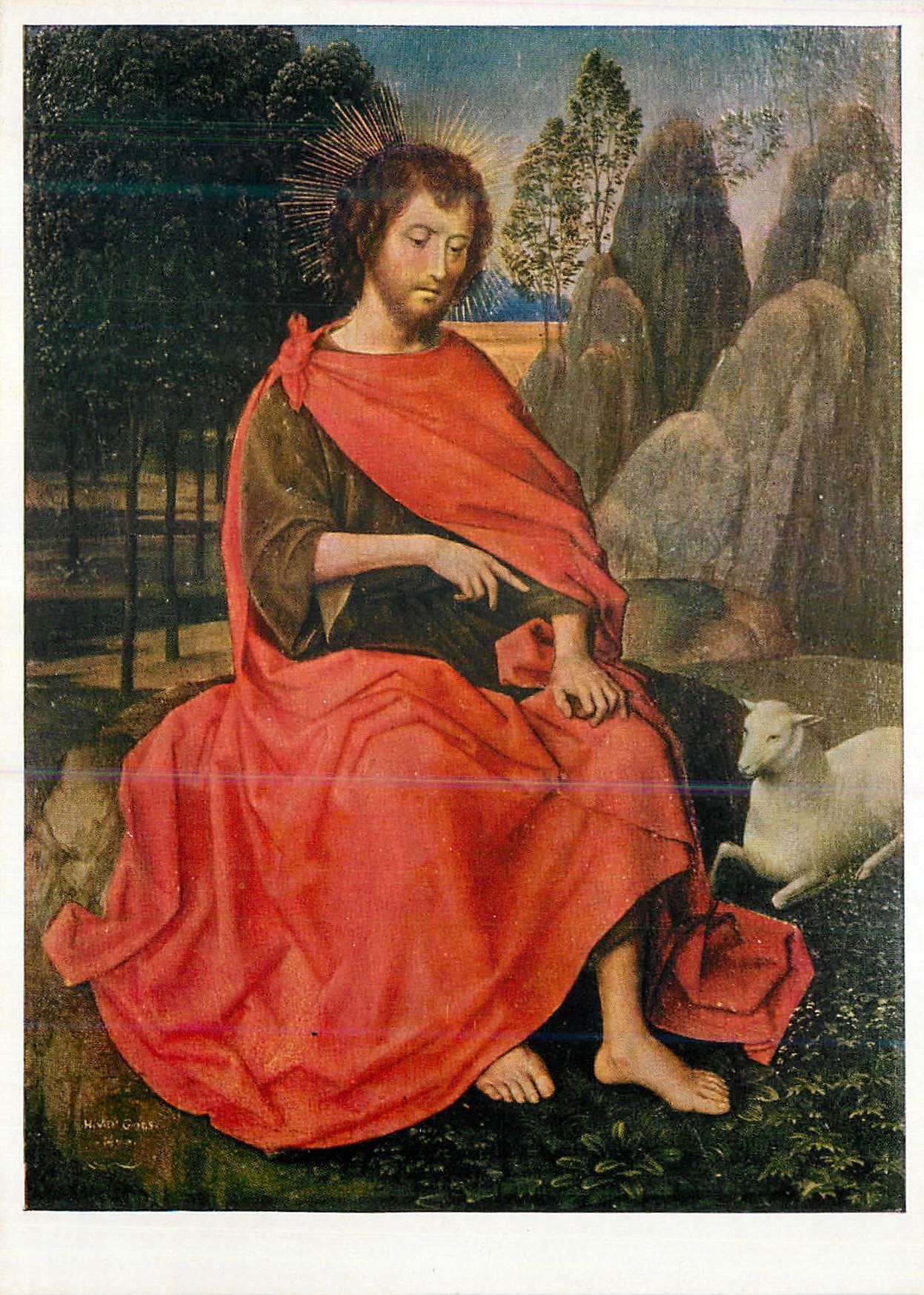 CPM Hans Memling um 1433 1494 Johannes Der Taufer Munchen 