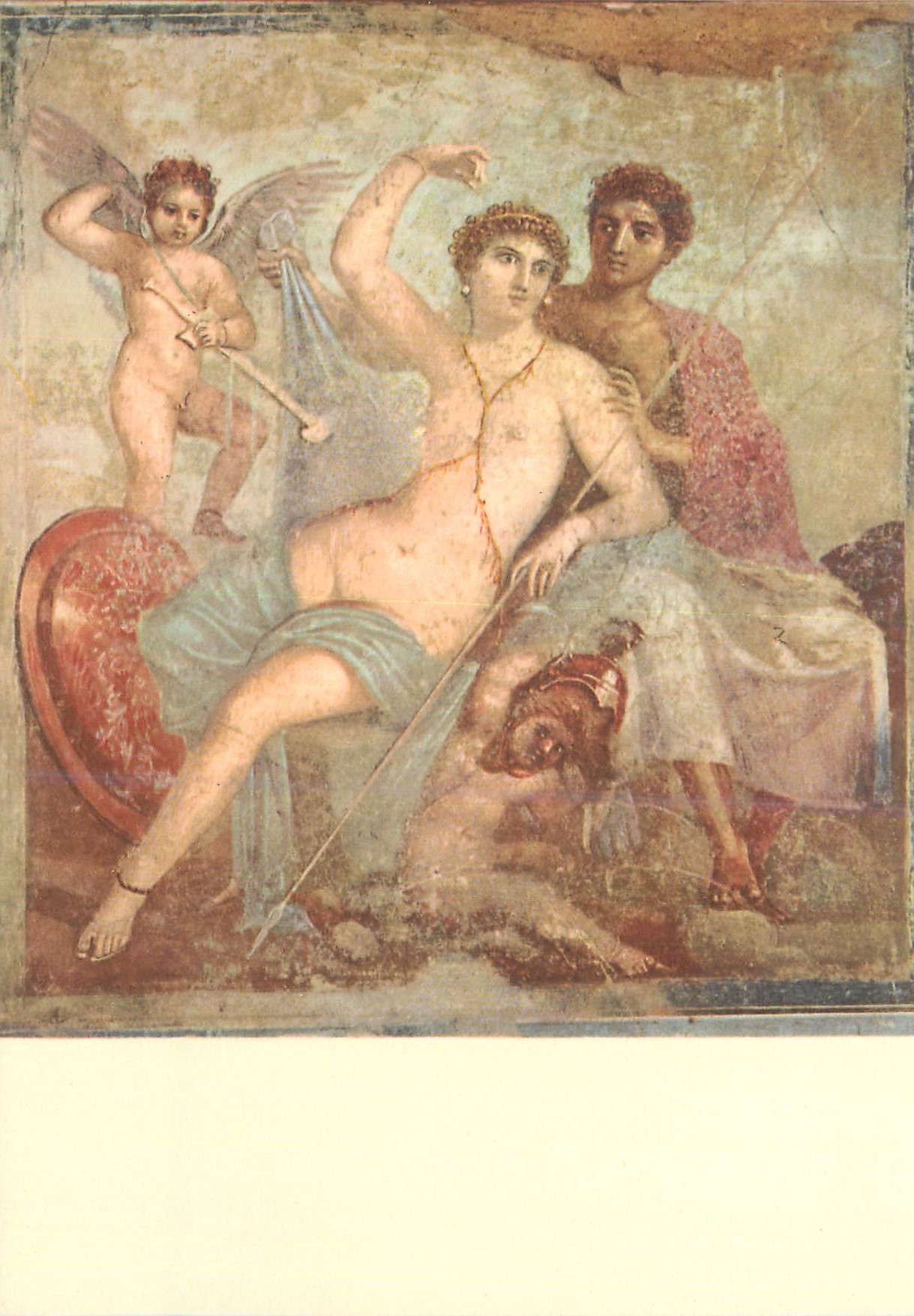CPM Napoli Museo Nazionale Venus et Mars ( Da Pompei)