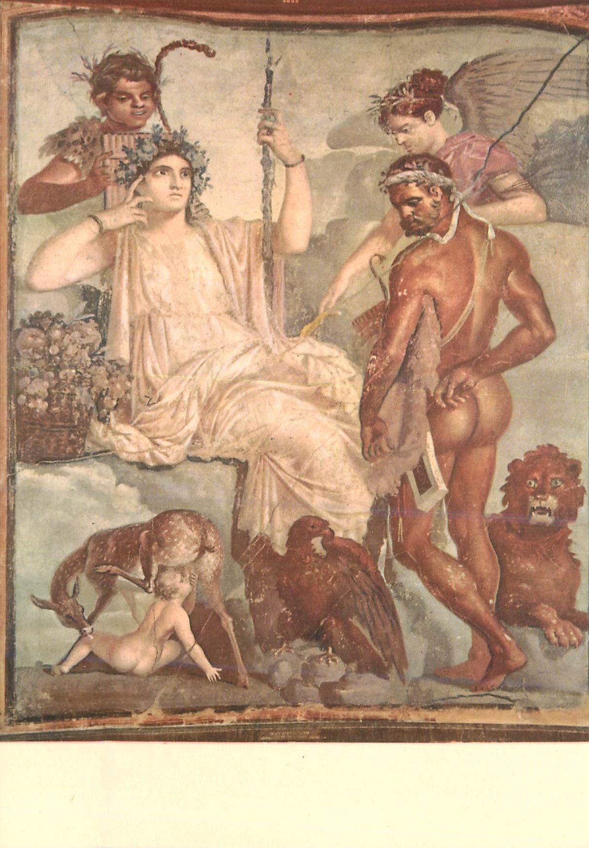 CPM Napoli Museo Nazionale Arcadia Hercule et Telephos 
