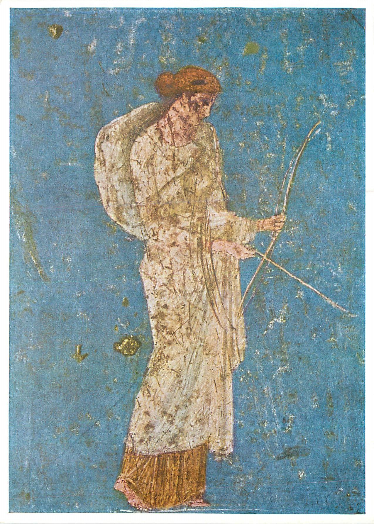 CPM Napoli Museo Nazionale Pittura Romana 