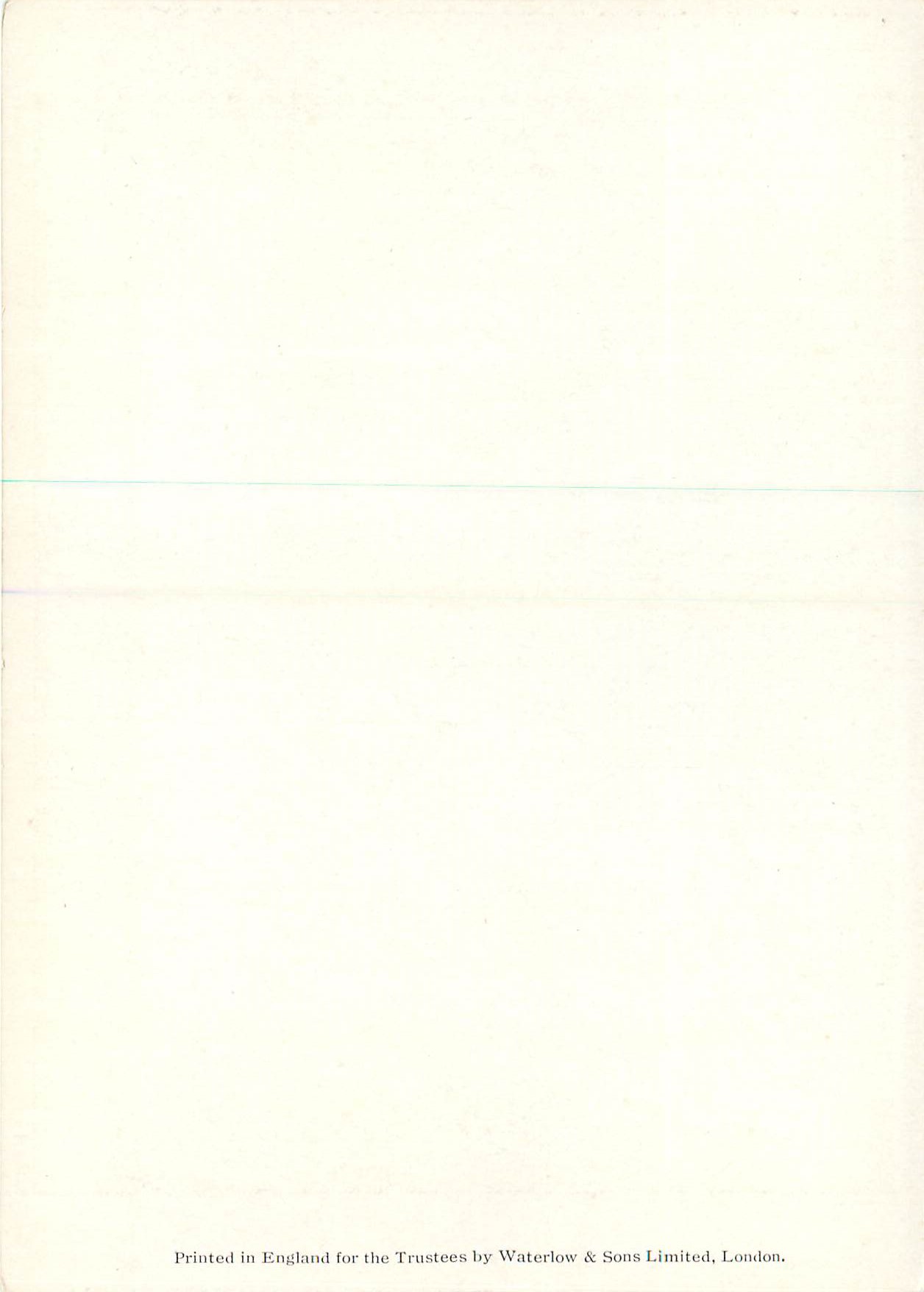 Winter Scene — Goyen (1327) — National Gallery, Card No. 1154 — Back