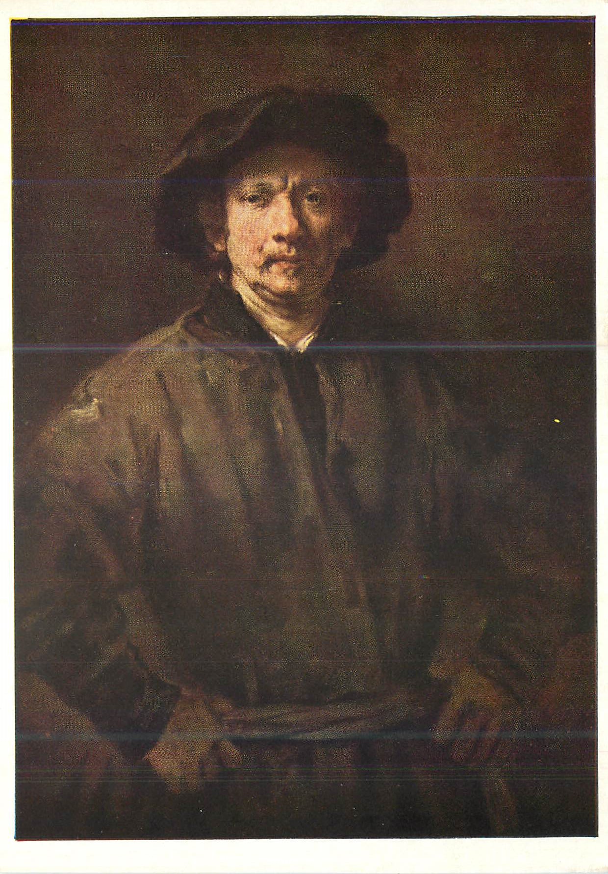 CPM Rembrandt Harmensz Van Rijn (1606 1669) le Grand Portrait de l'Artiste (Wien Kunsthistorisches Museum)