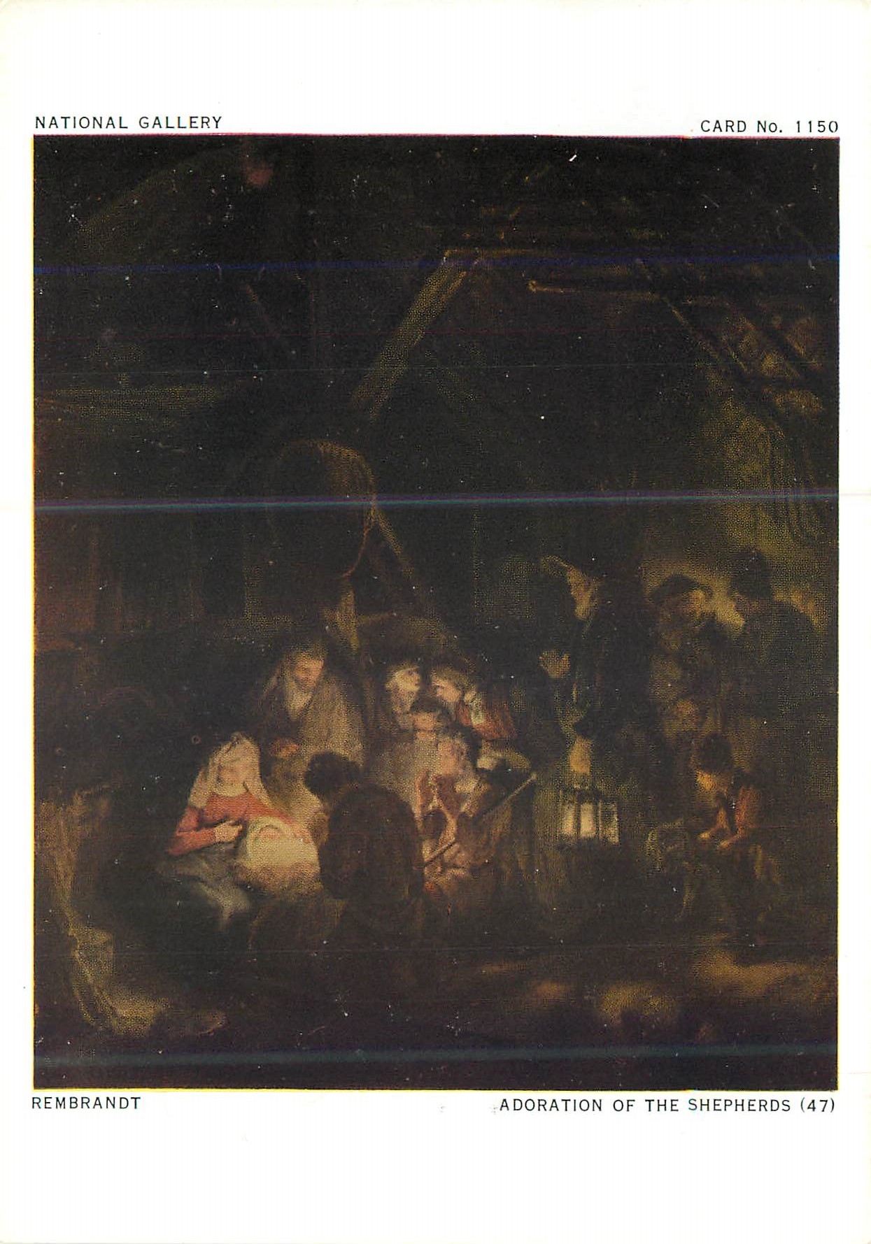 CPM Rembrandt Adoration of the Shepherds