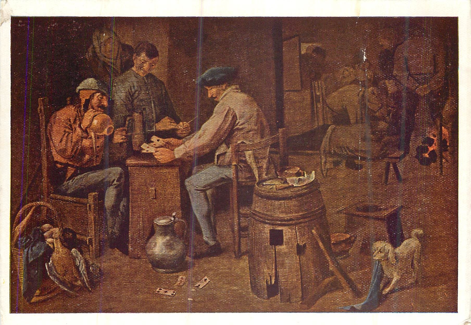 La partie de cartes — Adriaan Brauwer — Uitgeverij De Distel, Antwerpen