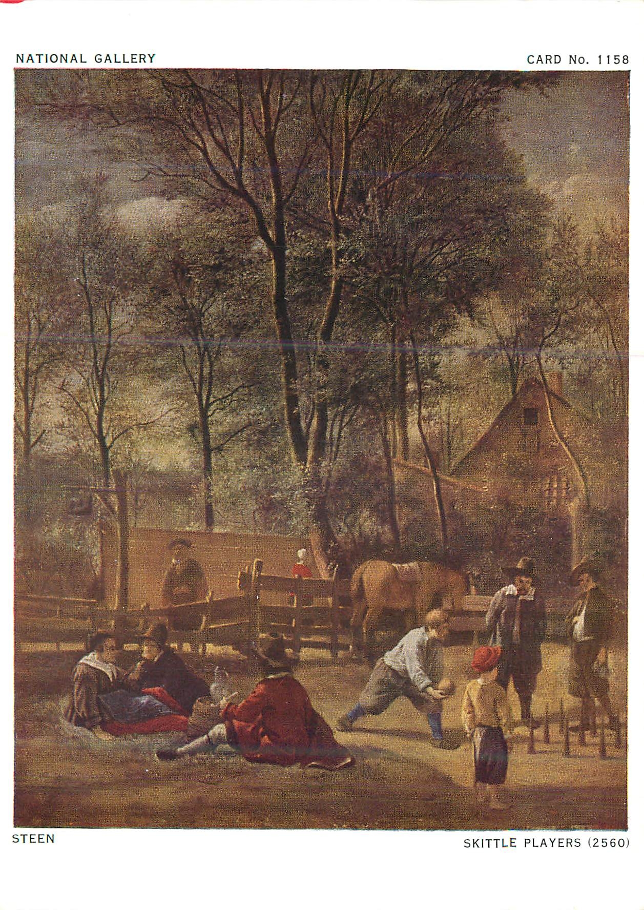 CPM National Gallery Steen Skittle Players