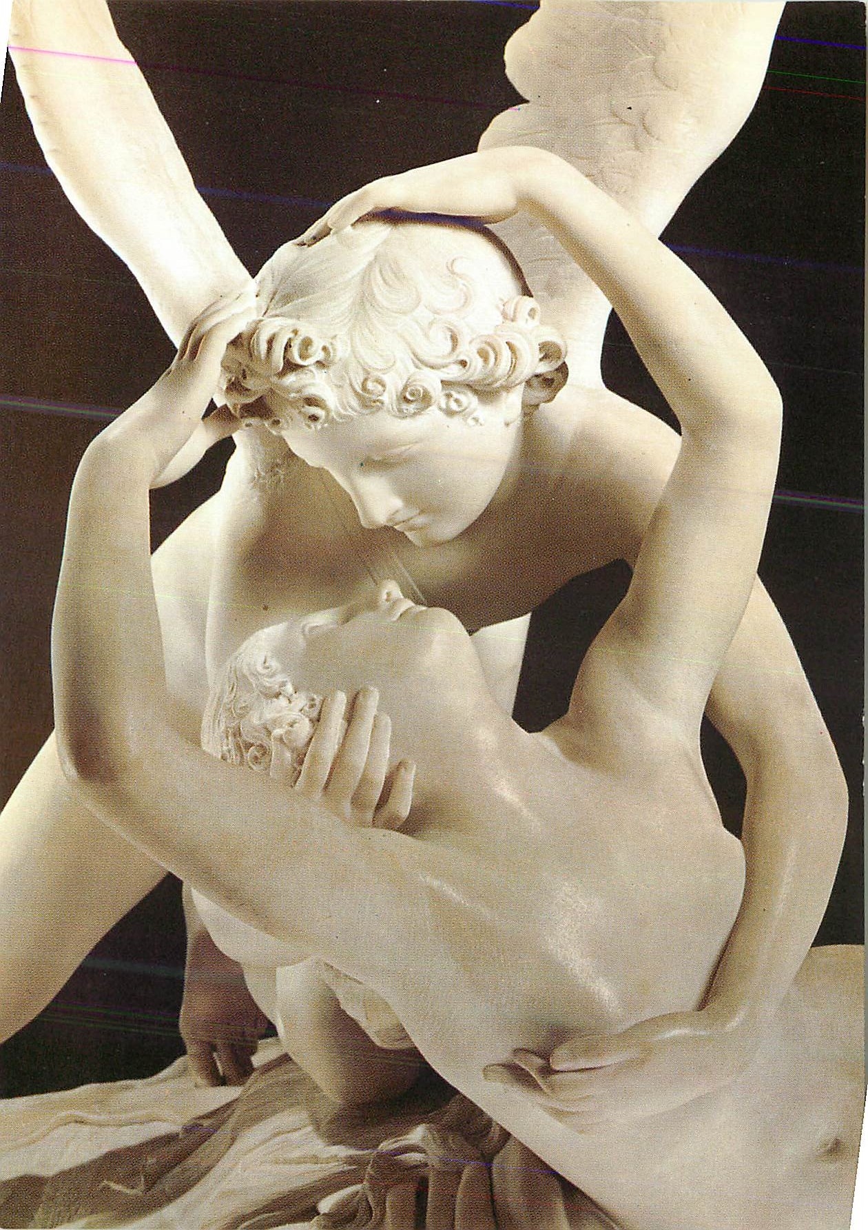 CPM Paris Musee du Louvre Antonio Canova (1757 1822) Psyche Ranimee par le Baiser de l'Amour (Detail)