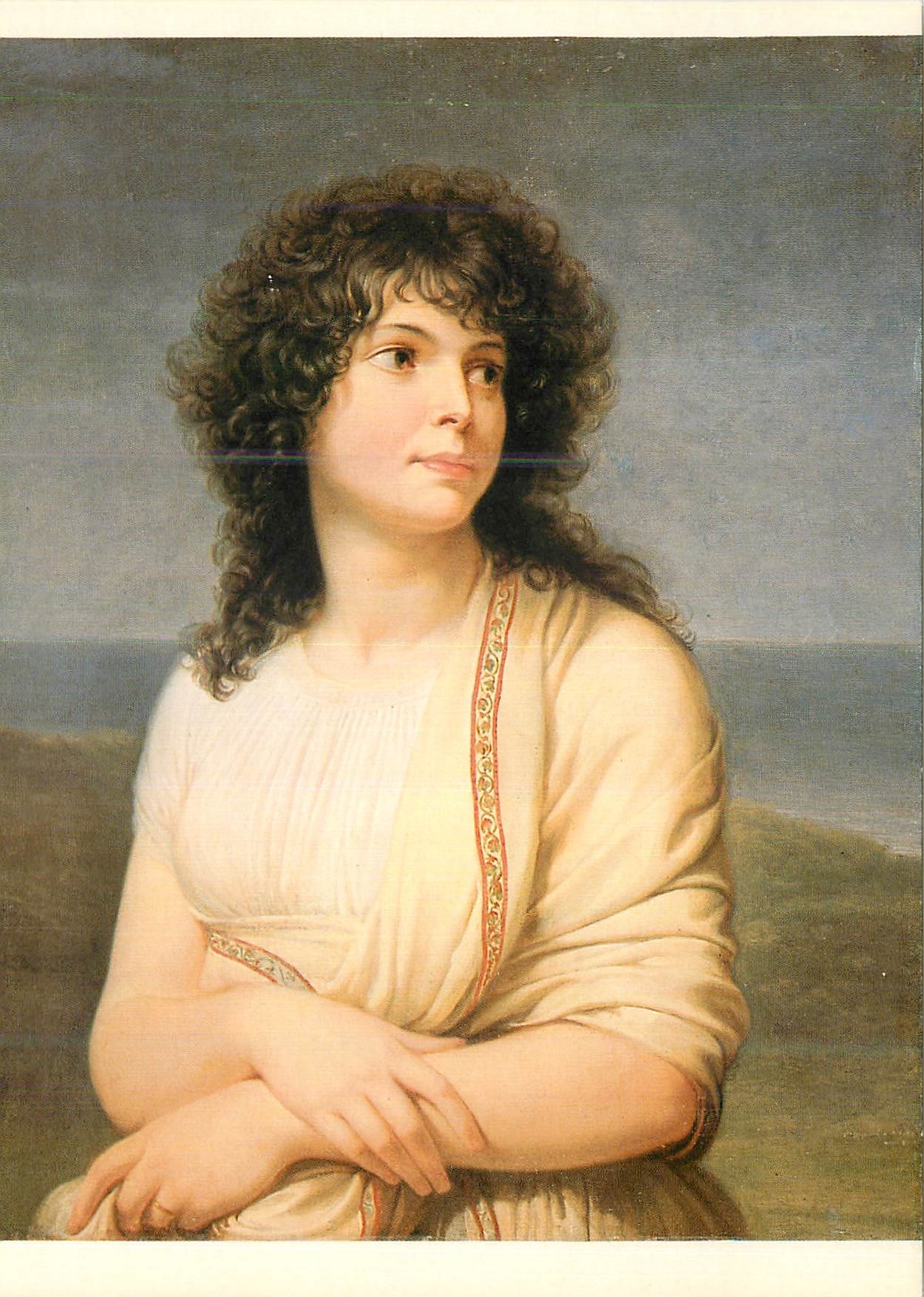 CPM Musee Carnavalet Paris Andrea Appinani (1754 1817) Portrait de Madame Hamelin