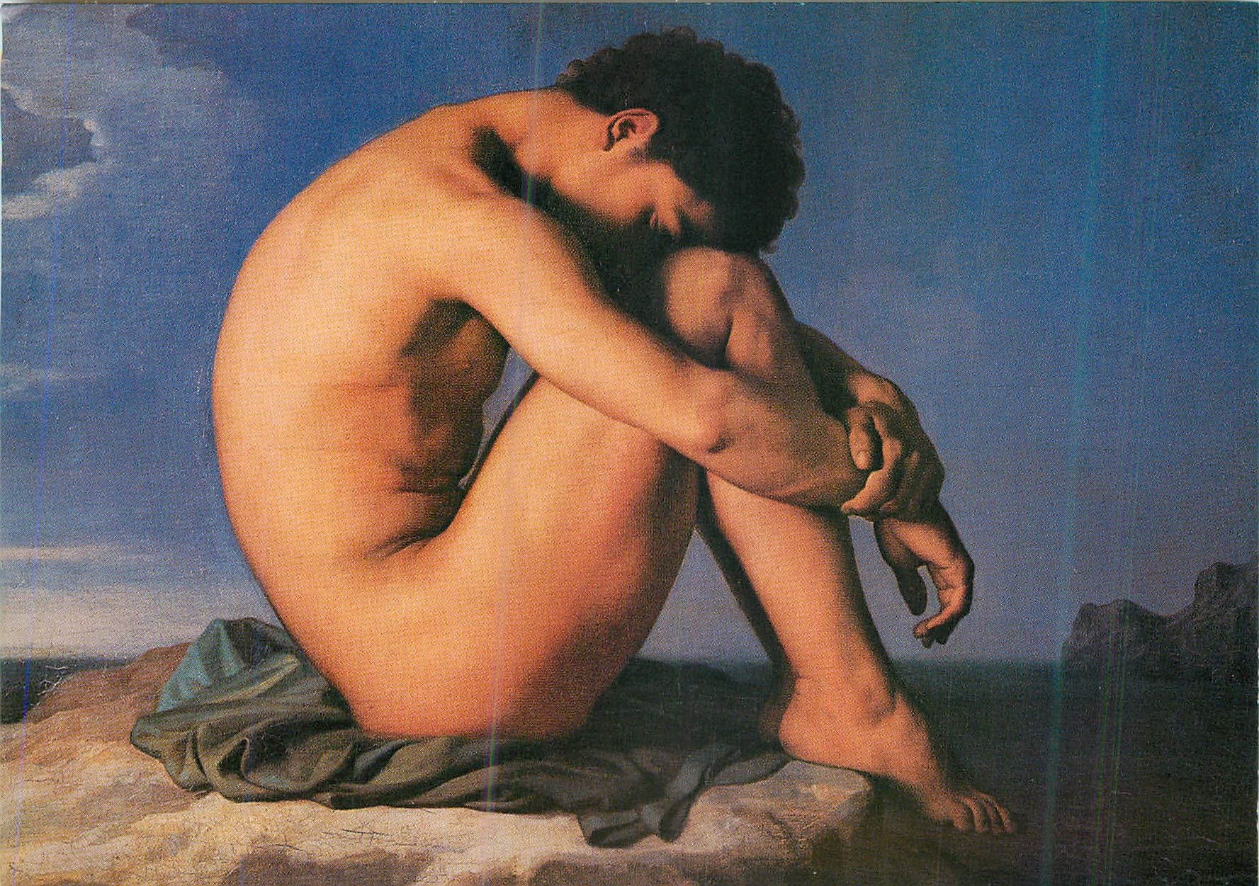 CPM Paris Musee du Louvre Hippolyte Flandrin (1809 1864)