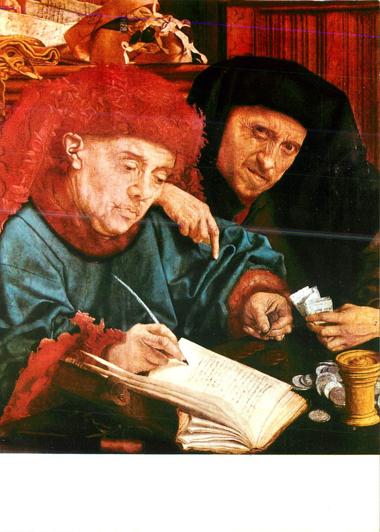 CPM Napoli Chateau Royal G Messeys Les Deux Usuiers Peinture a l'Huile sur Bois