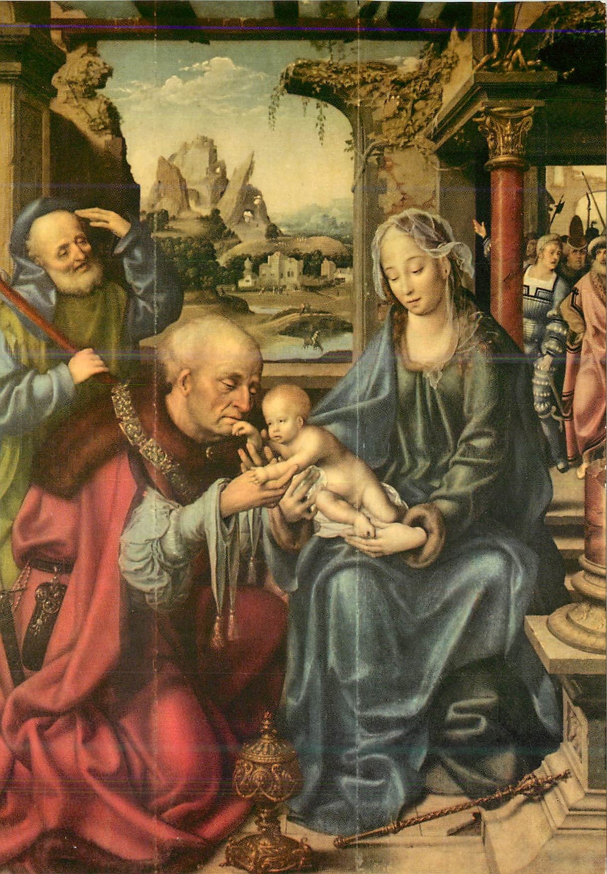 CPM Napoli Museo di Capodimonte Adoration des Rois Mages