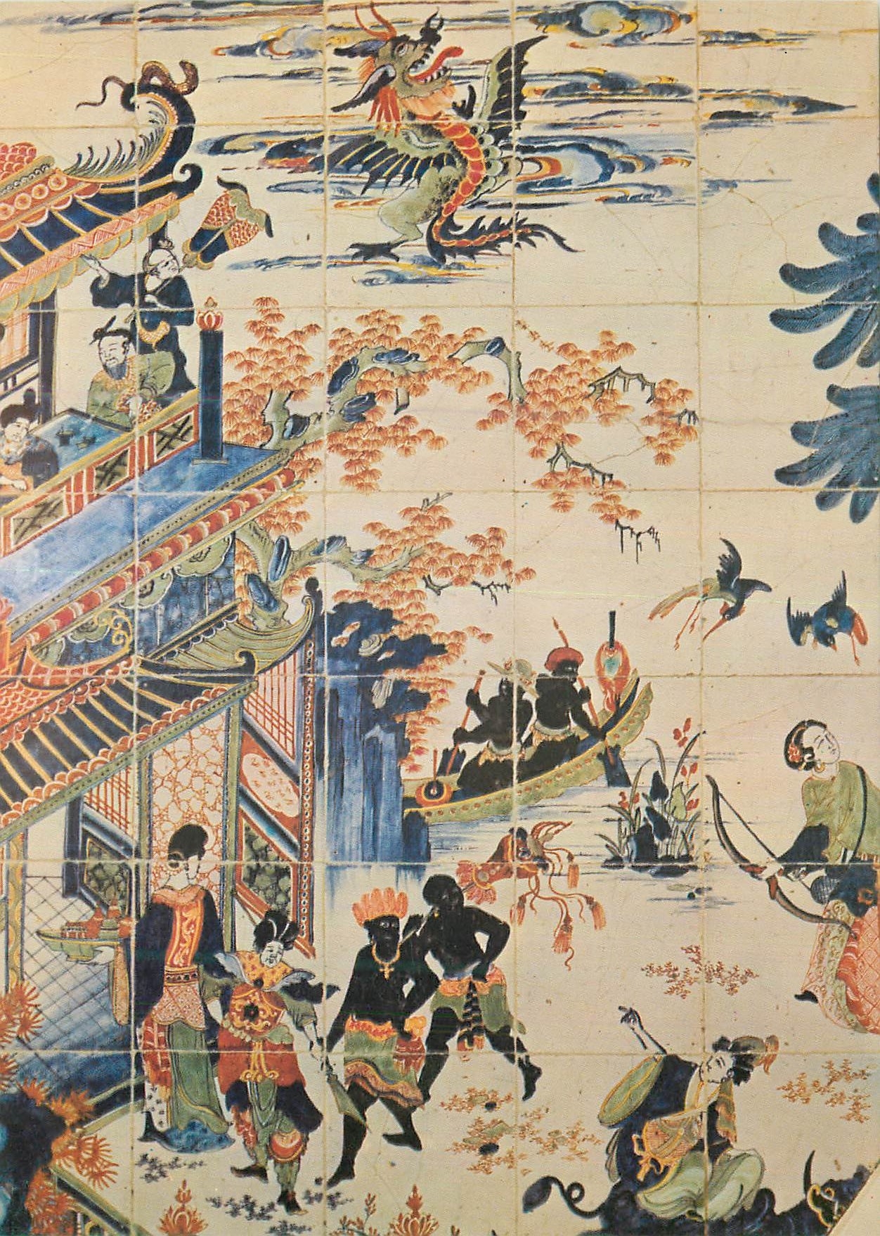 Tableau de carreaux — Faïence de Delft — Musées royaux d'Art et d'Histoire, Bruxelles