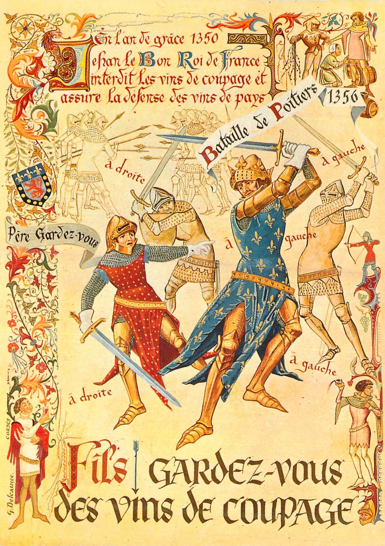 Bataille de Poitiers — 1356 — Georges Delcausse
