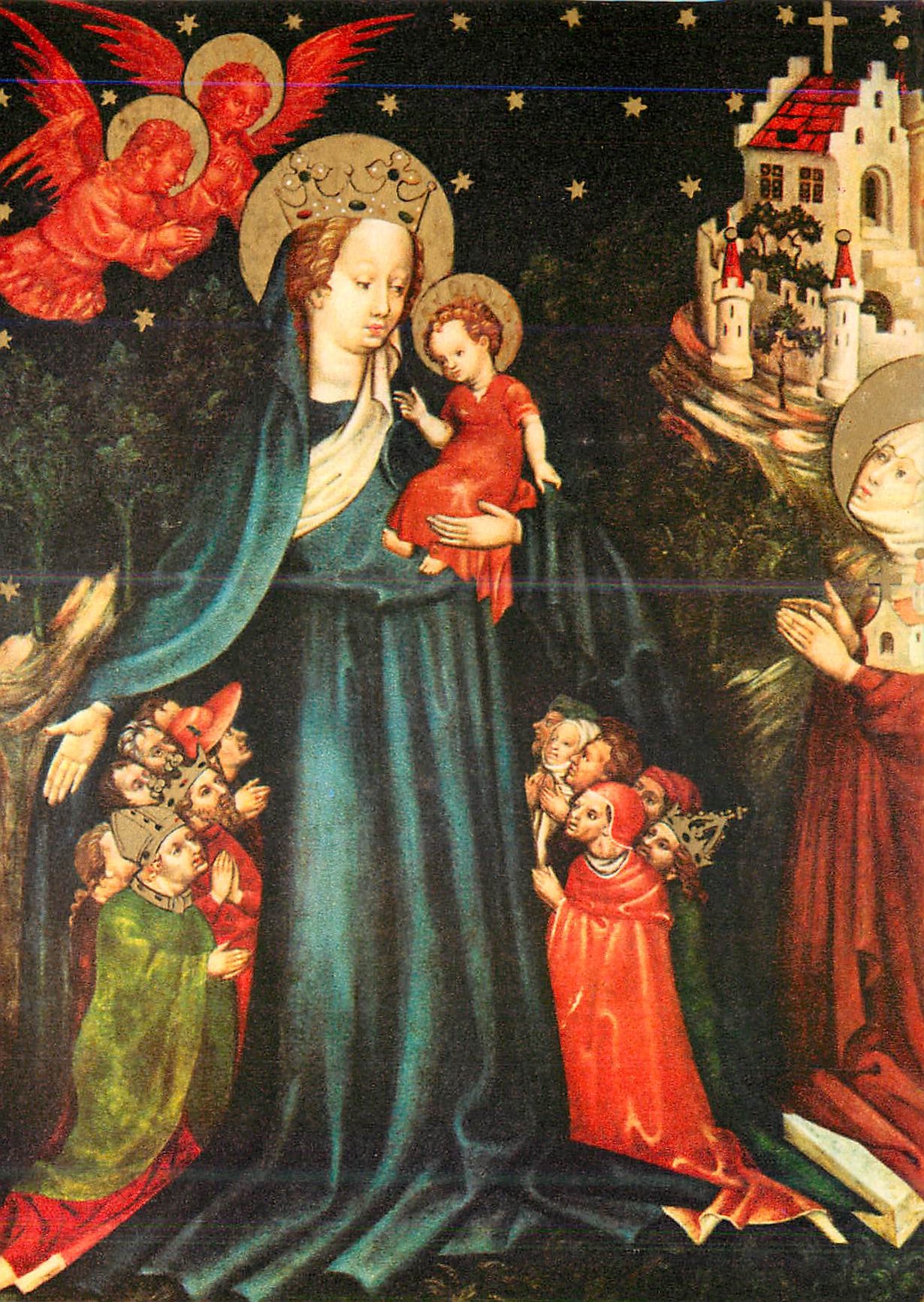 CPM La Vierge au Manteau Schutzmantelmaria Osterreich