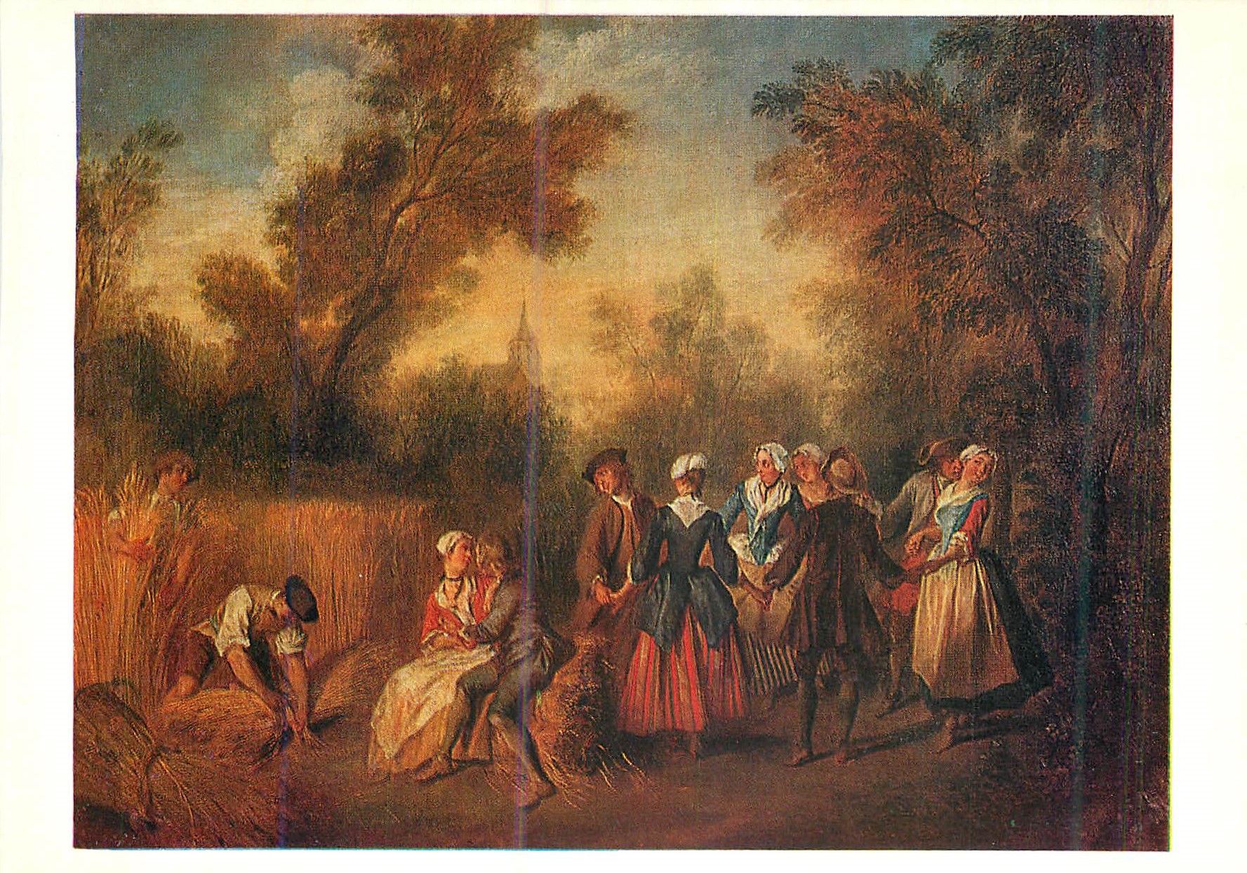 CPM Musee du Louvre Nicolaus Lancret (1690 1743) l'Ete