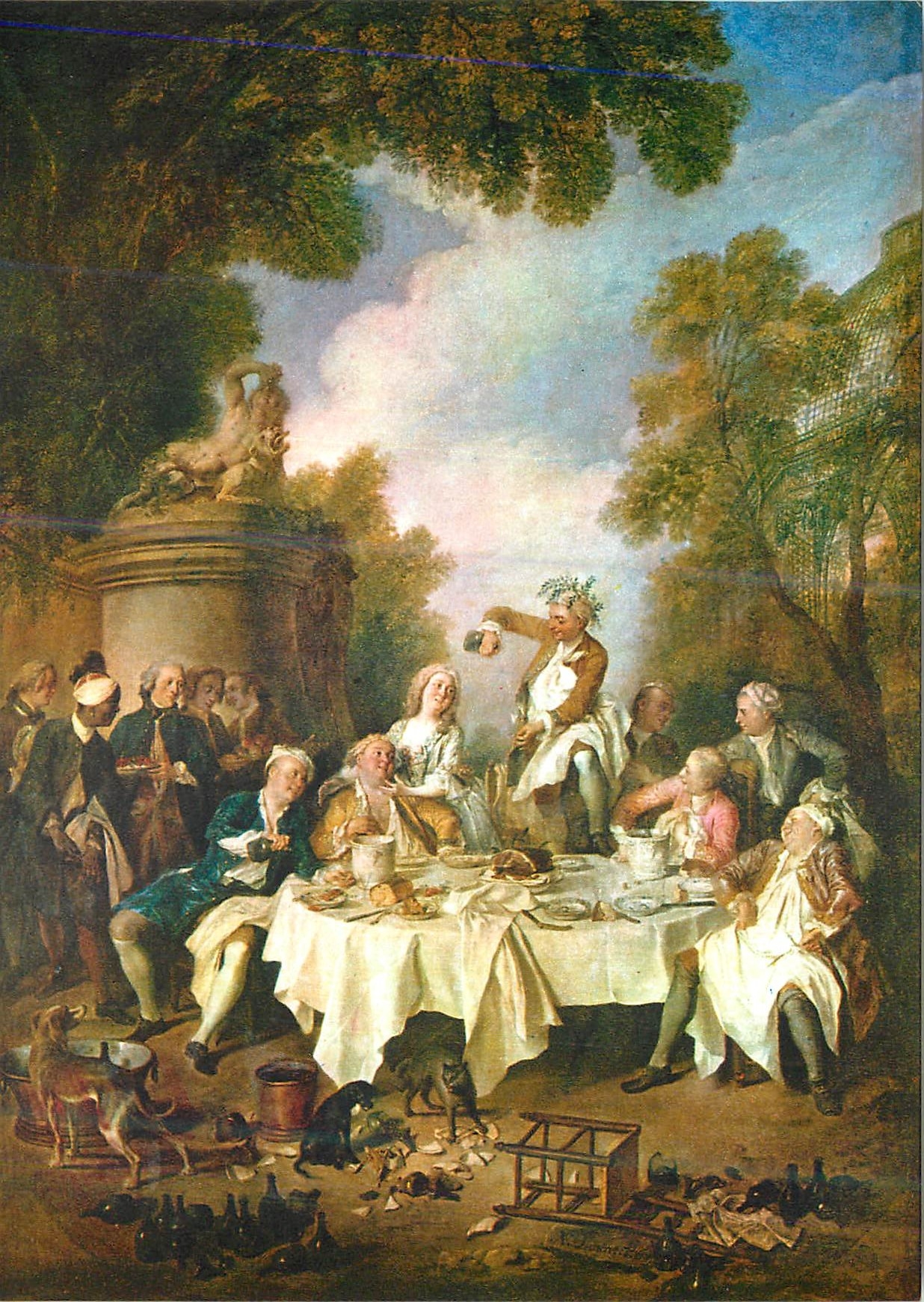 Le Déjeuner de Jambon — Lancret — Musée Condé - Chantilly — N° 10