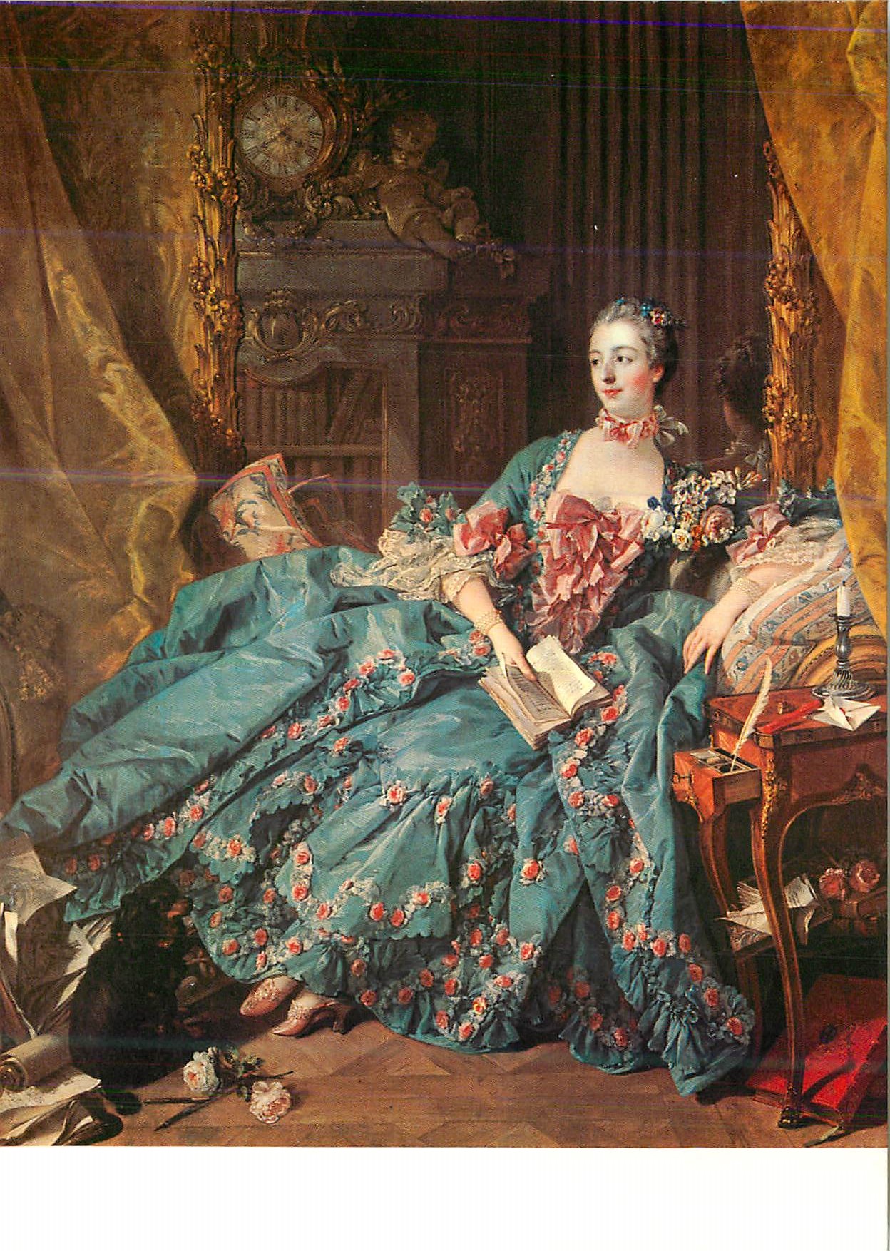 CPM Francois Boucher (1703 1770) Madame Pompadour Munchen